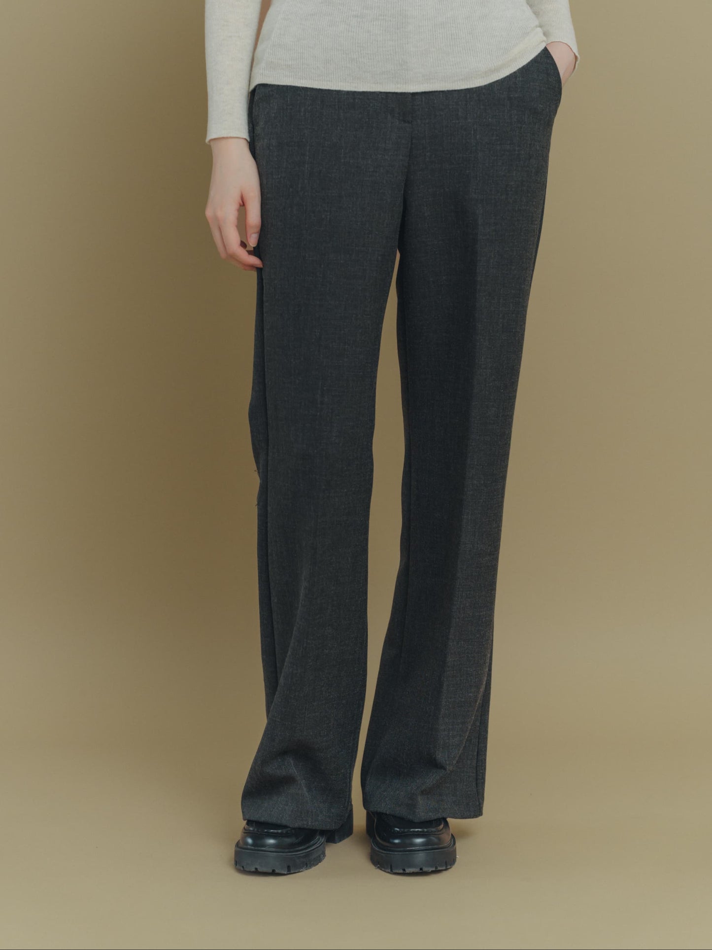 bootcut tailored pants