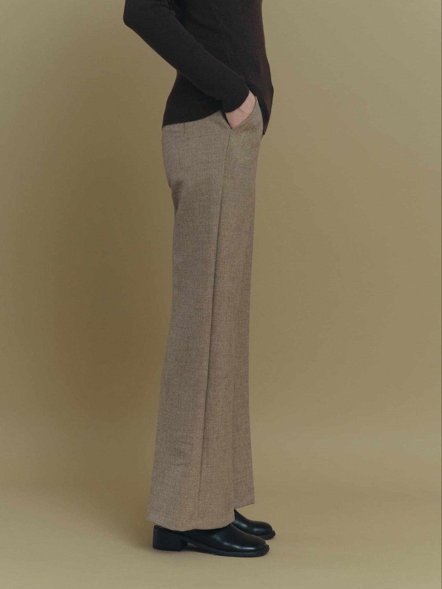 bootcut tailored pants