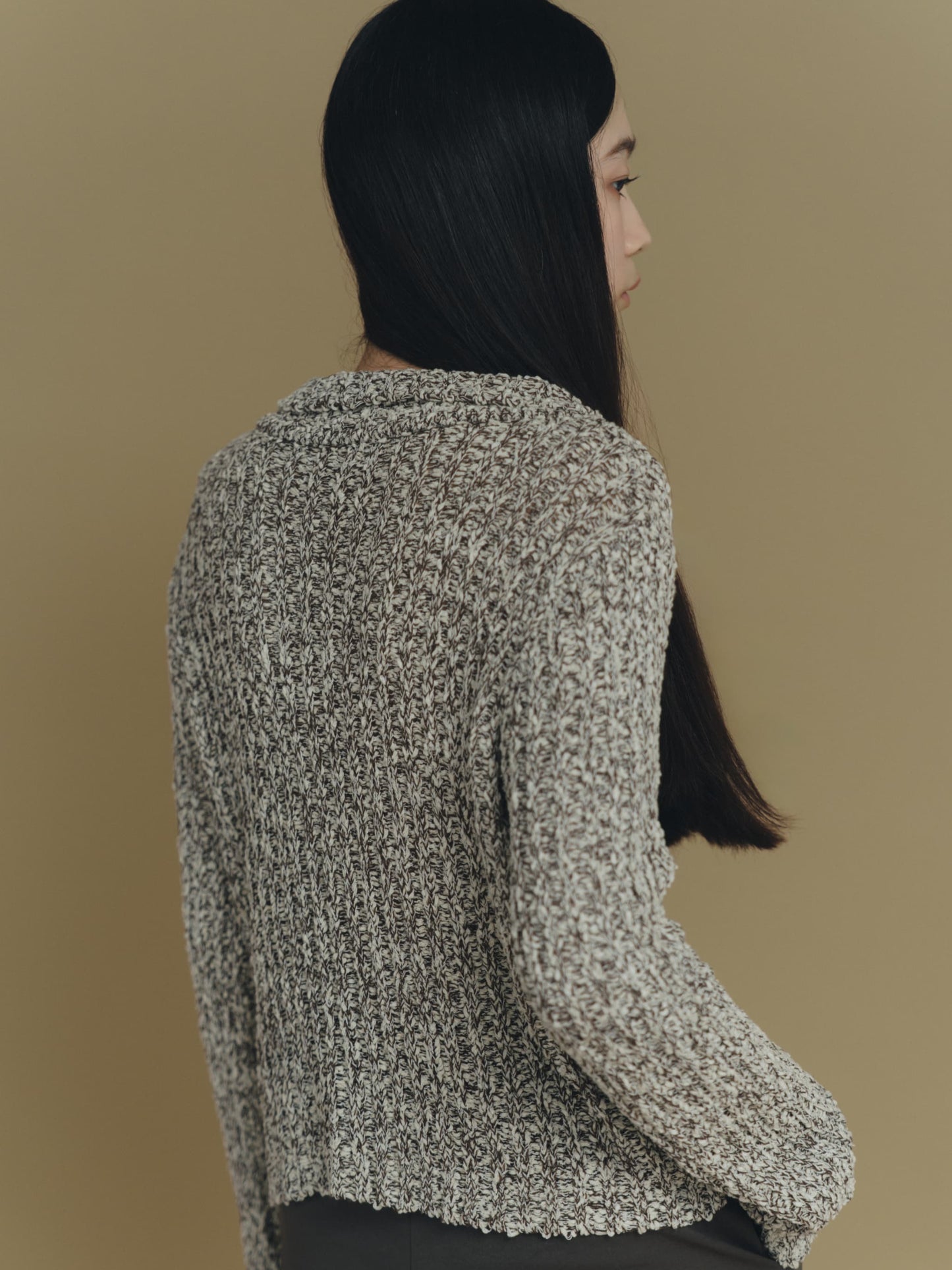 chunky knit cardigan