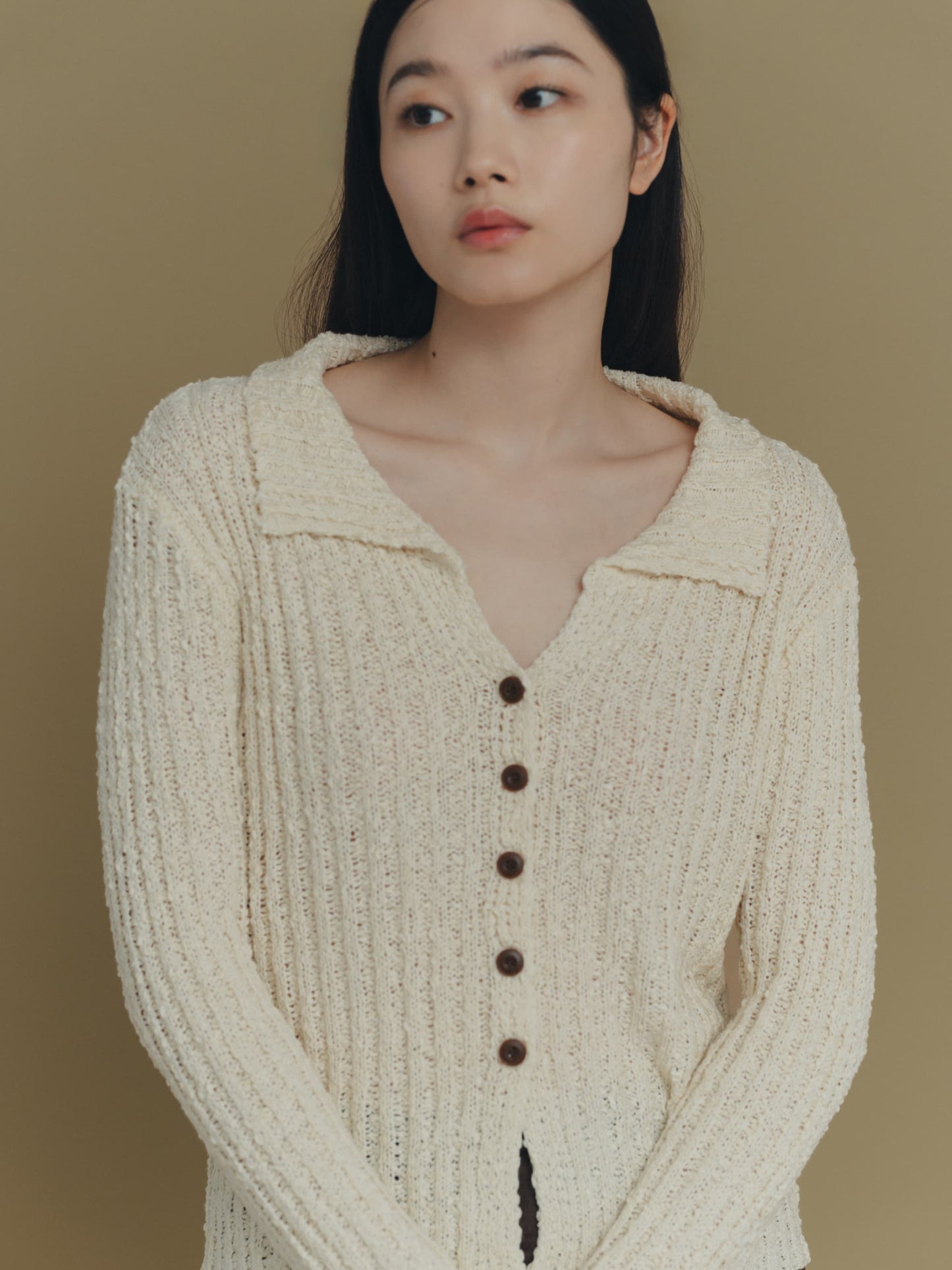 chunky knit cardigan