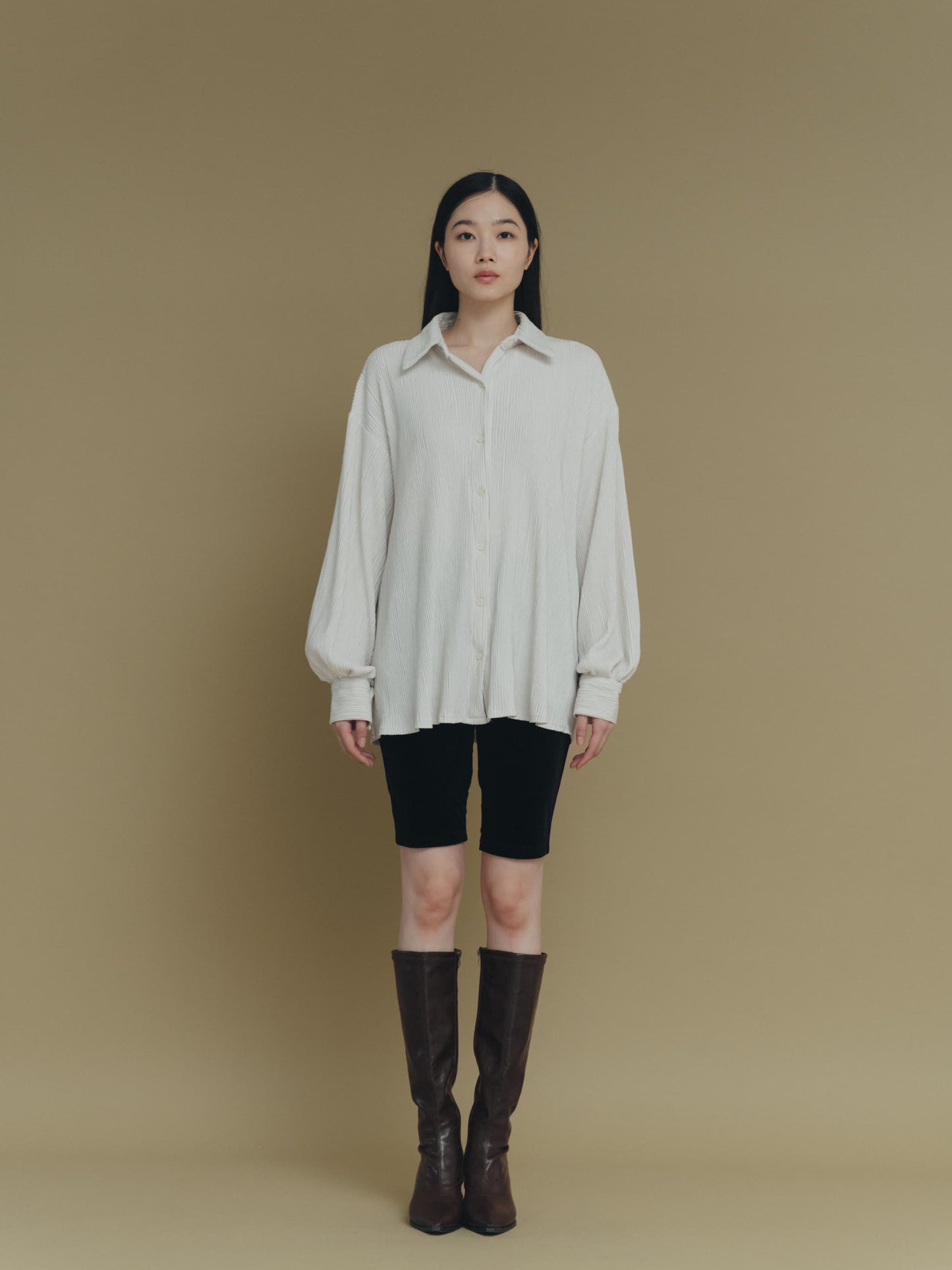 pleats shirt