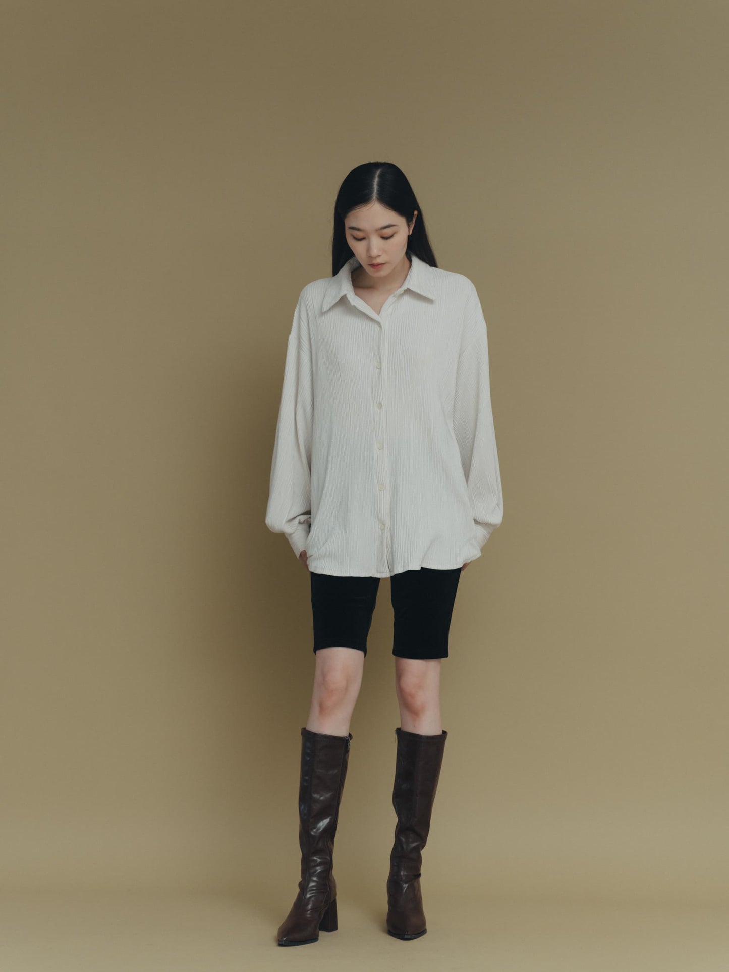 pleats shirt