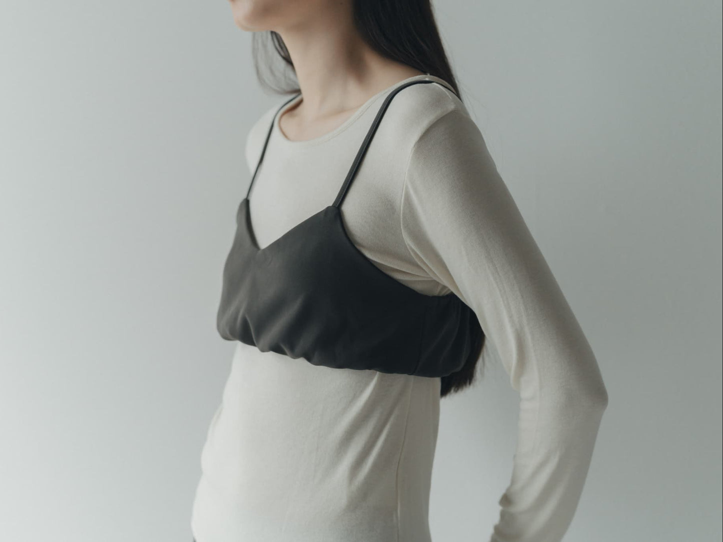 cream bustier