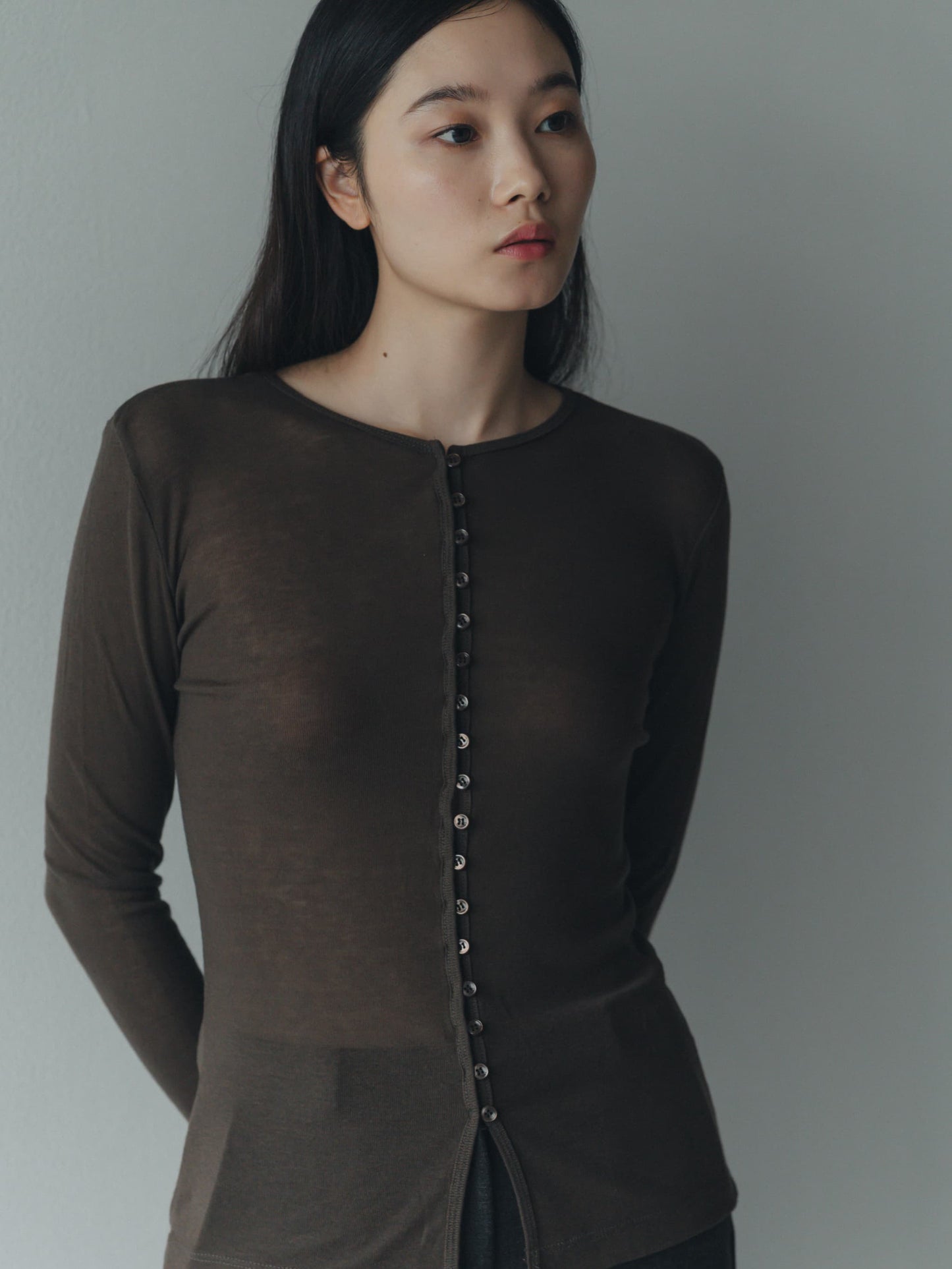 button cardigan
