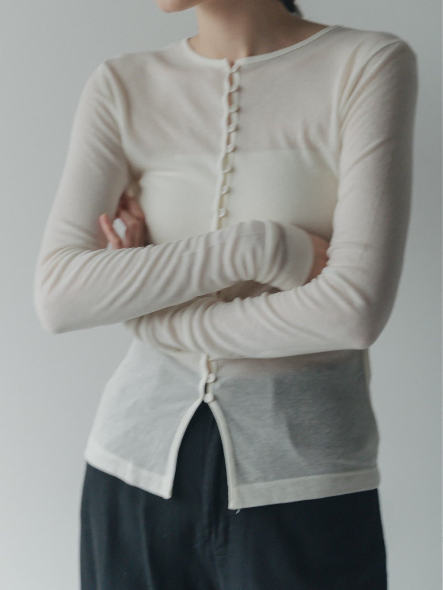 button cardigan
