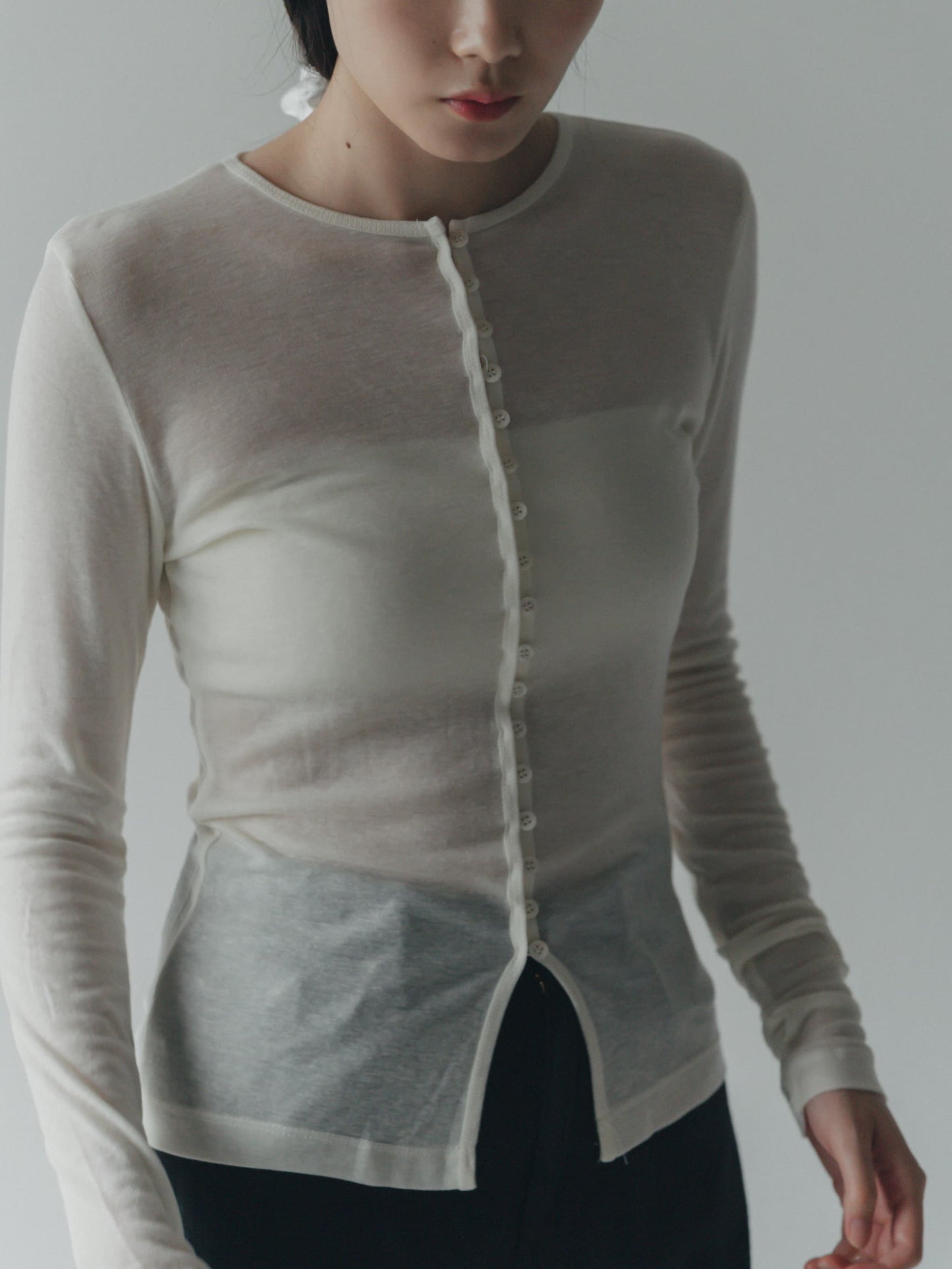 button cardigan