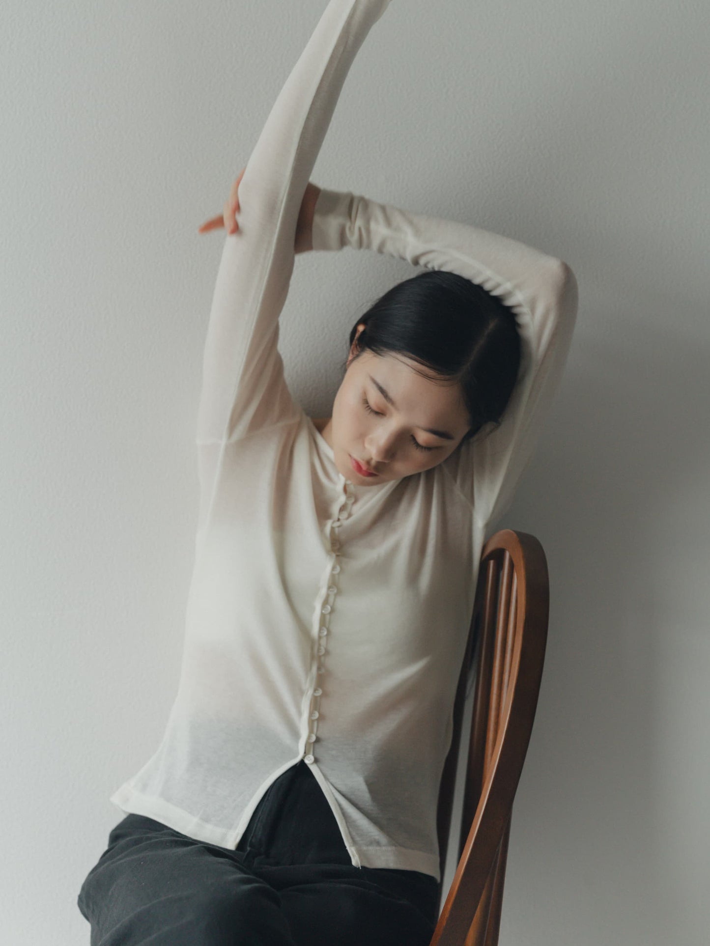 button cardigan
