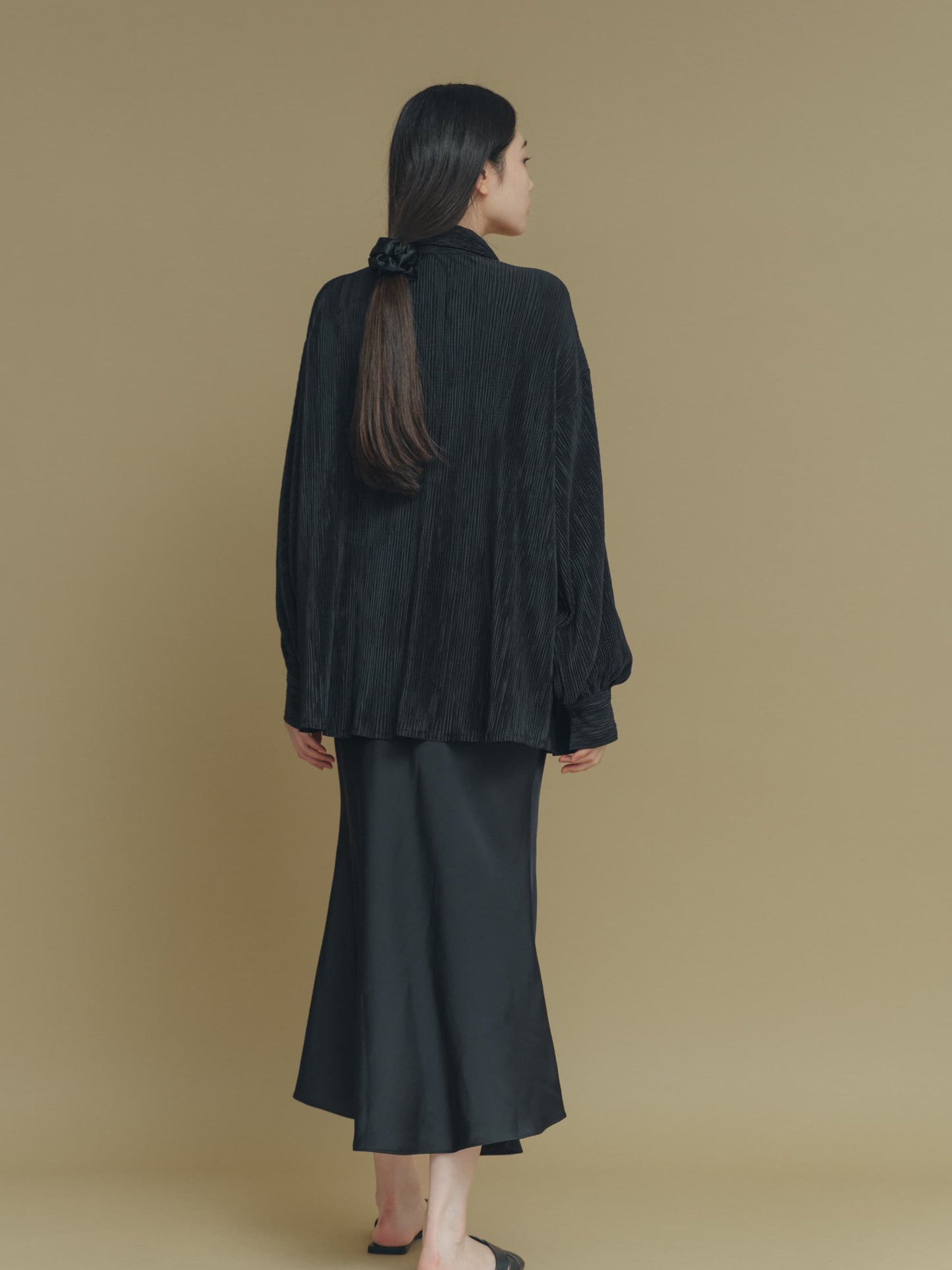 pleats shirt