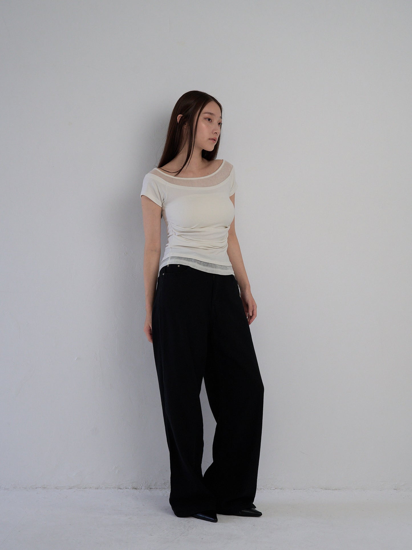 two tone layered T