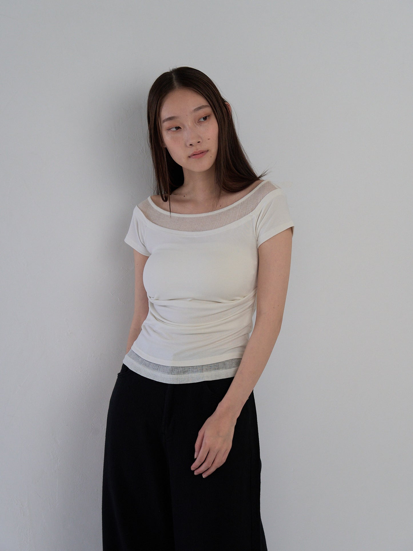 two tone layered T