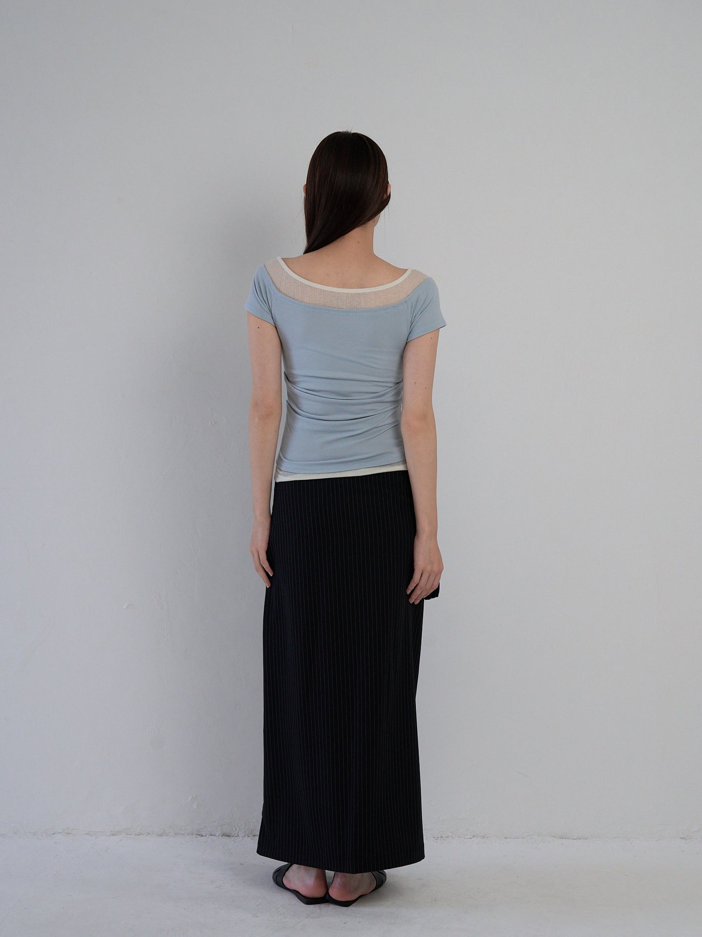 drape wrap skirt