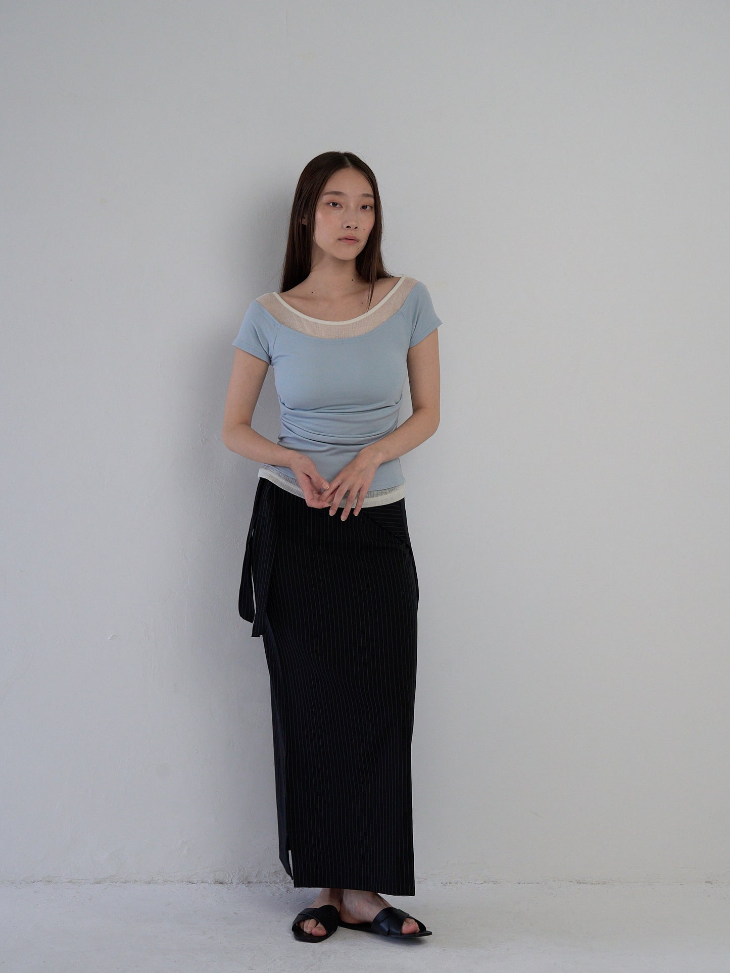 two tone layered T