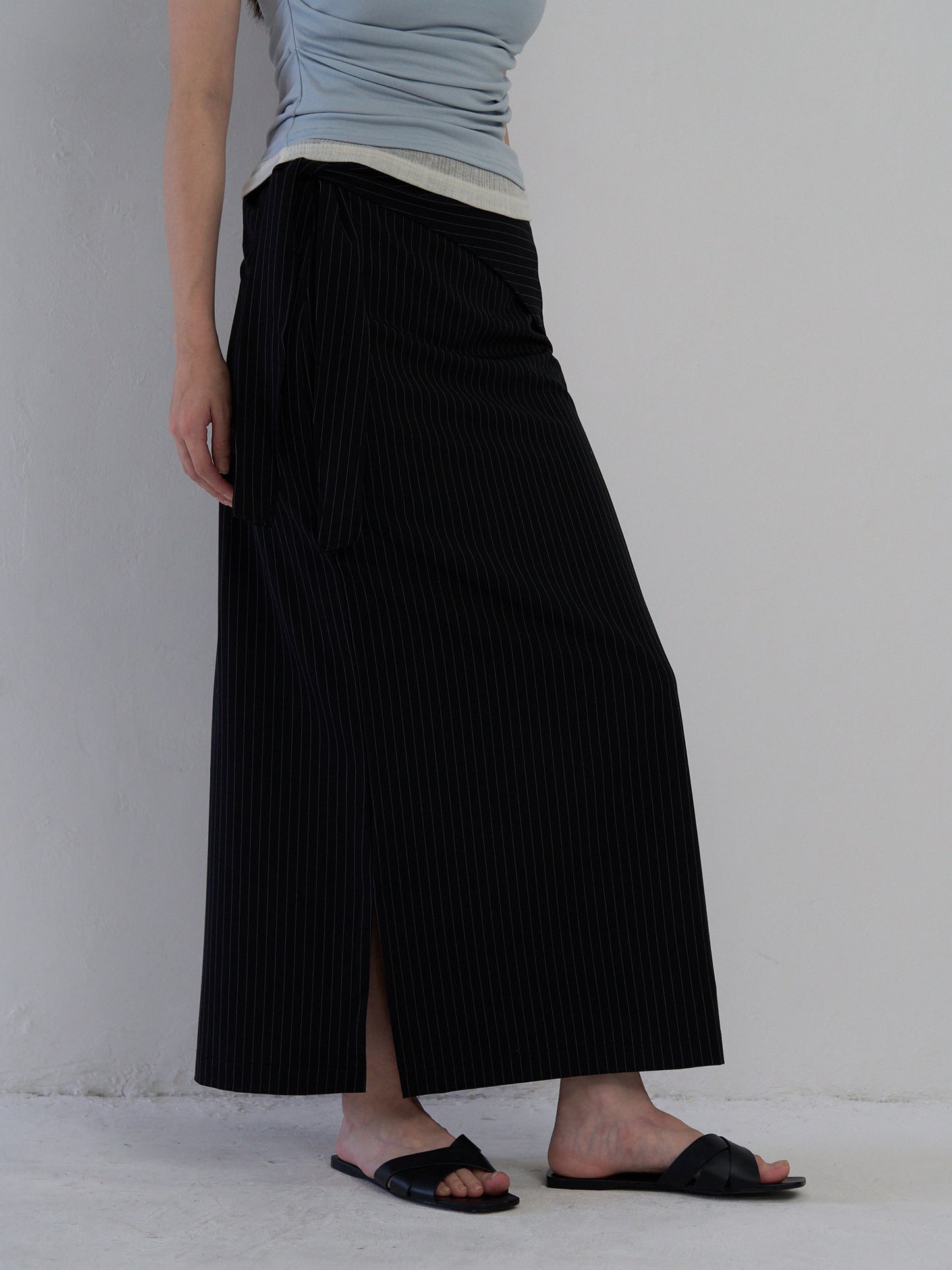 drape wrap skirt