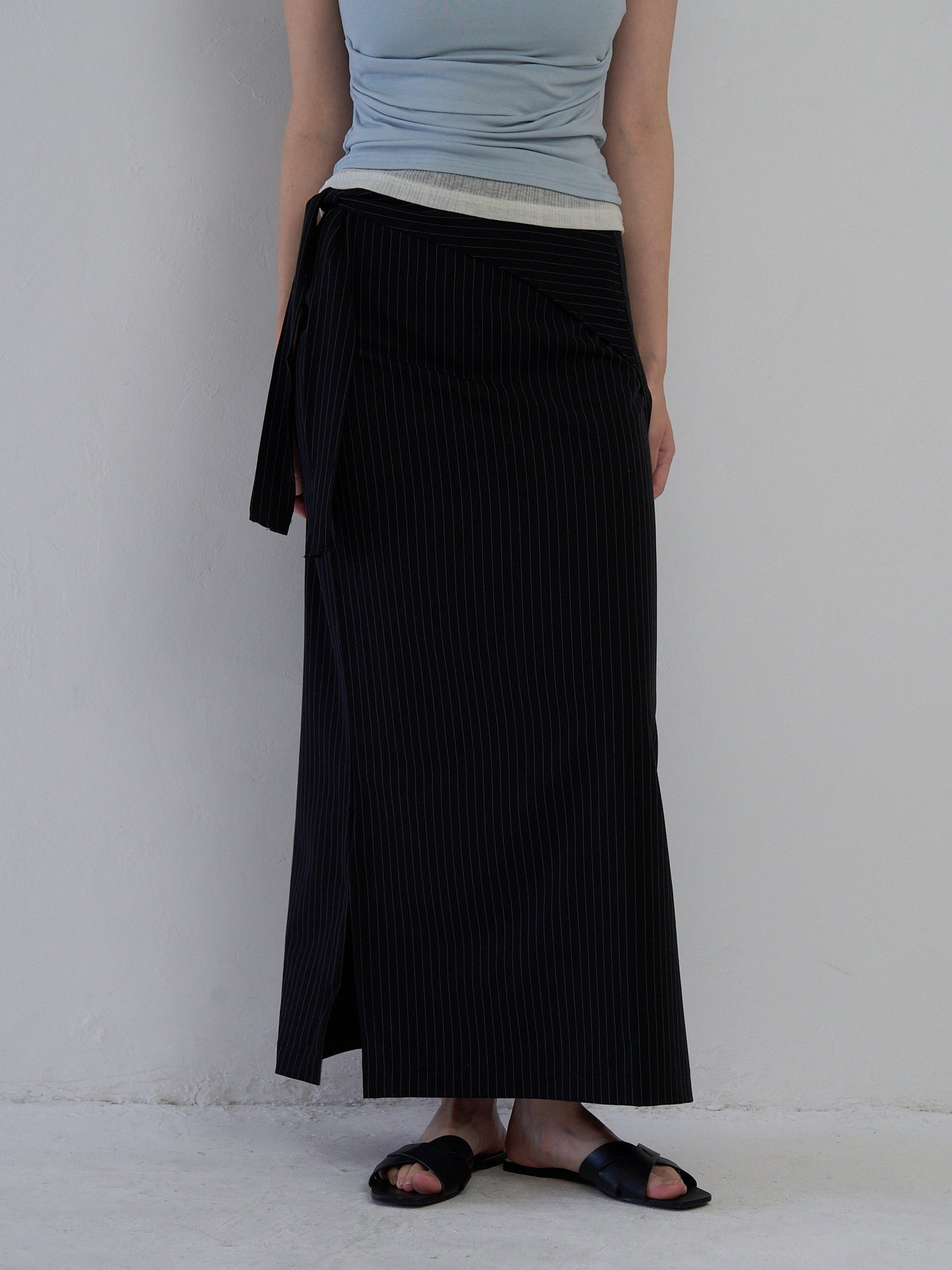 drape wrap skirt