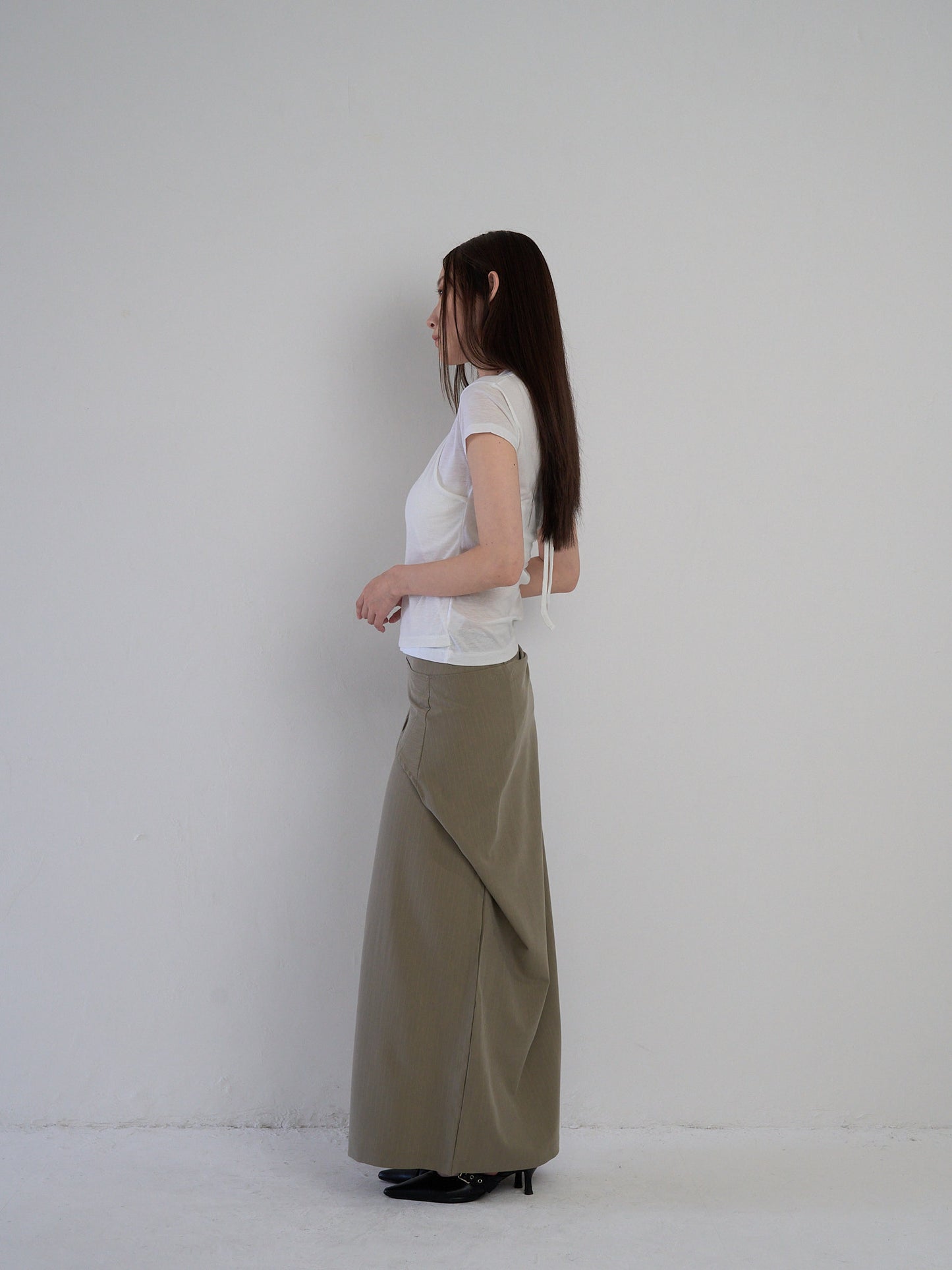 drape wrap skirt
