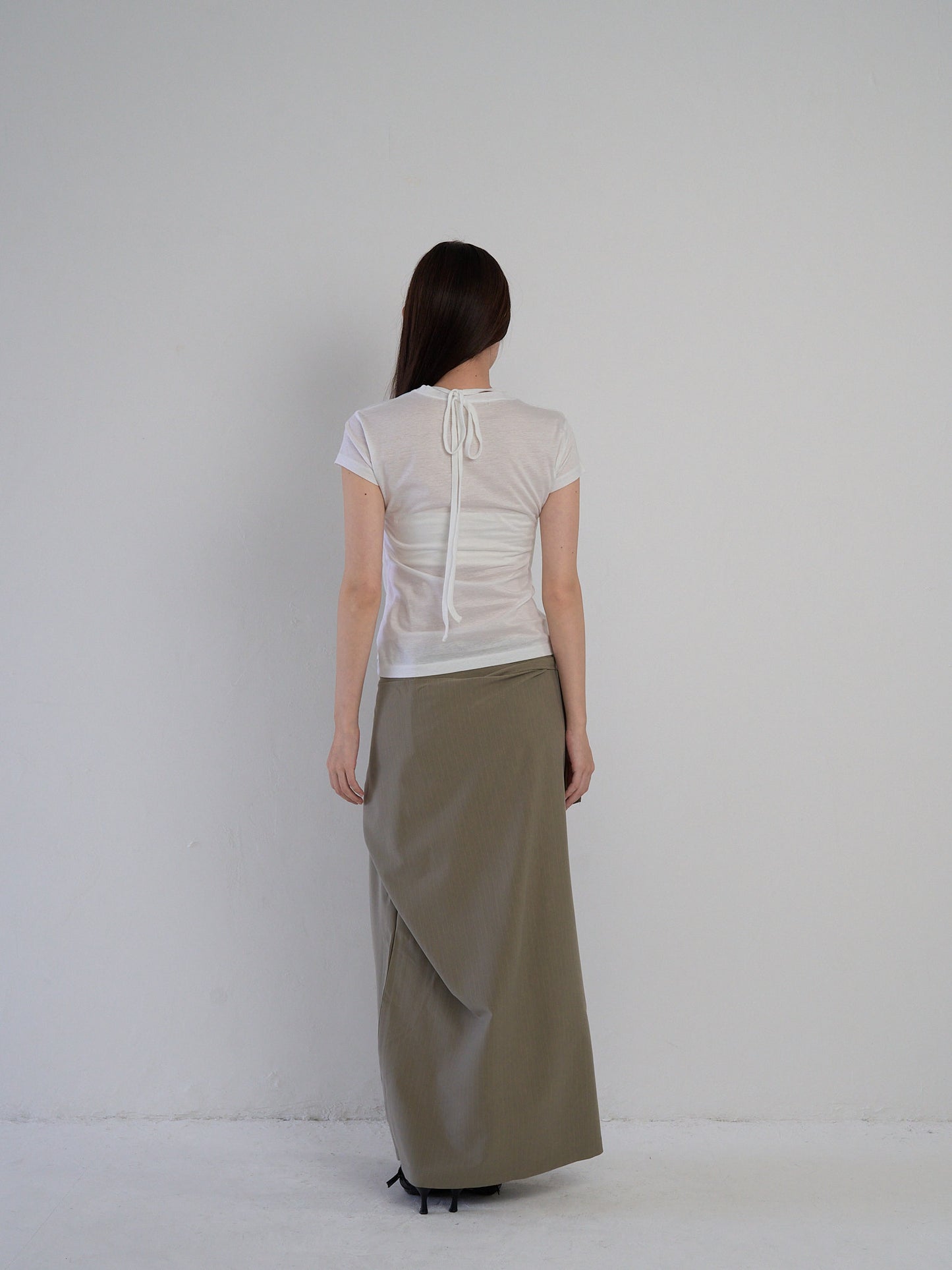 drape wrap skirt