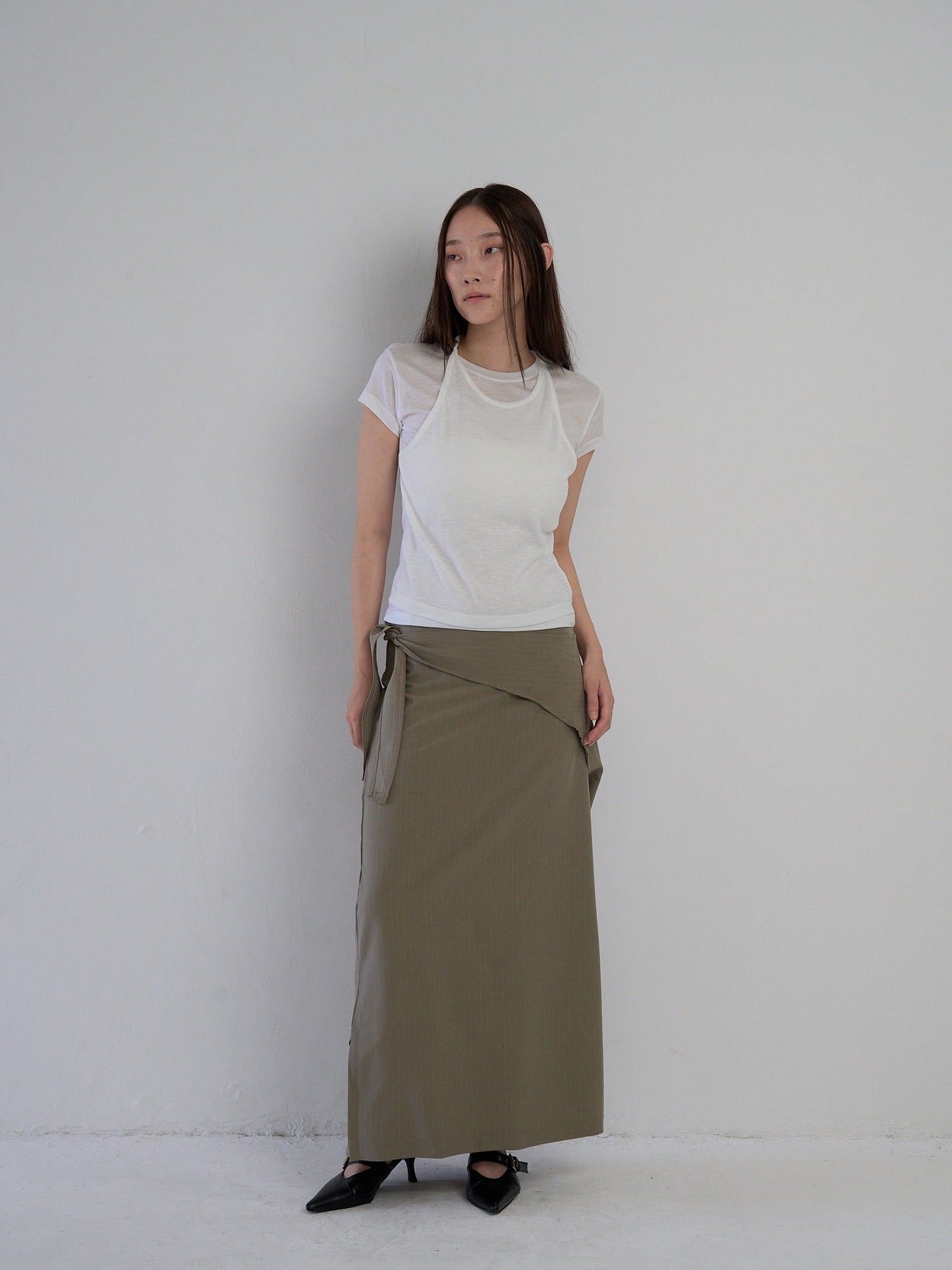 halter layered tops