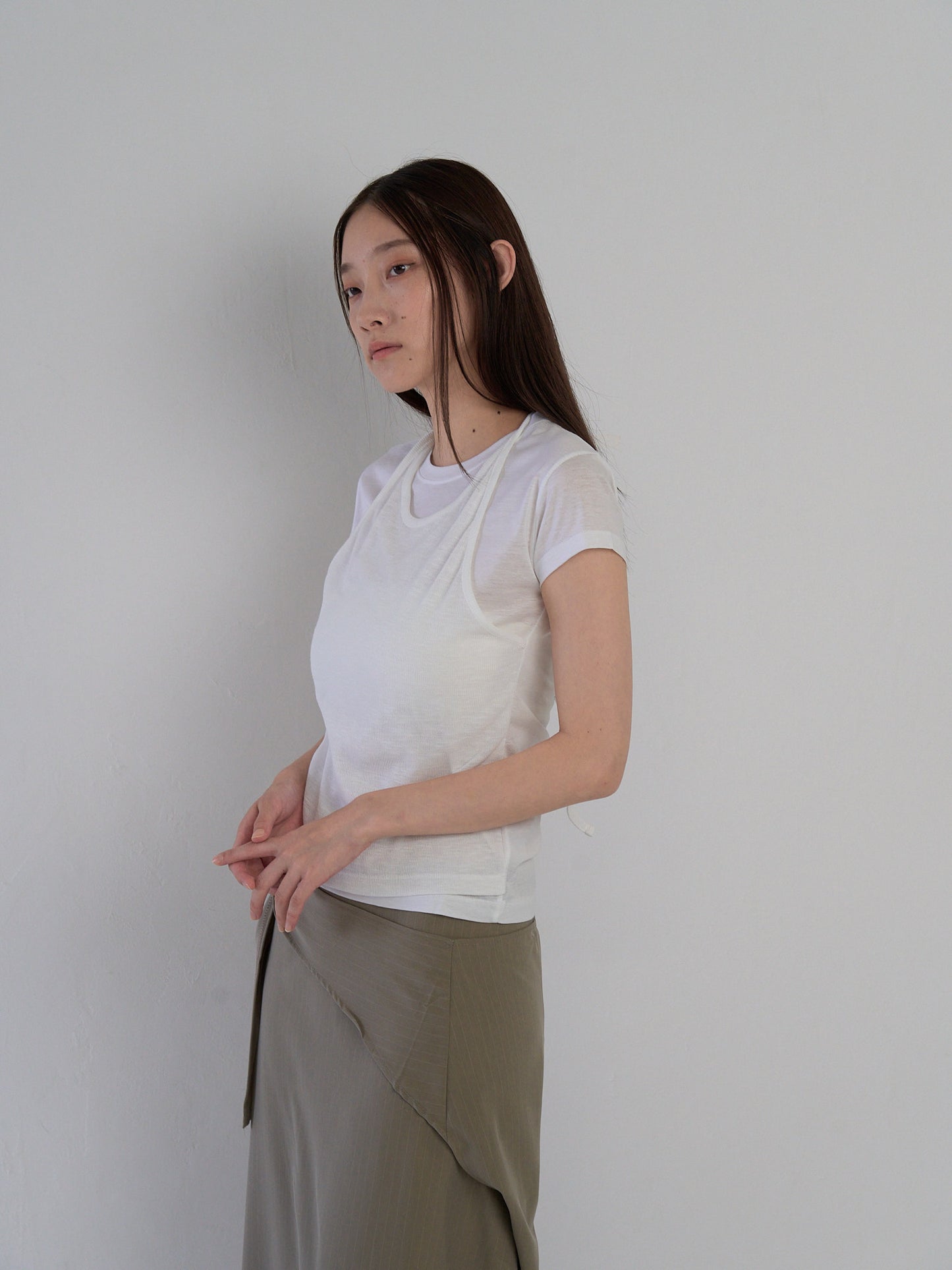 halter layered tops