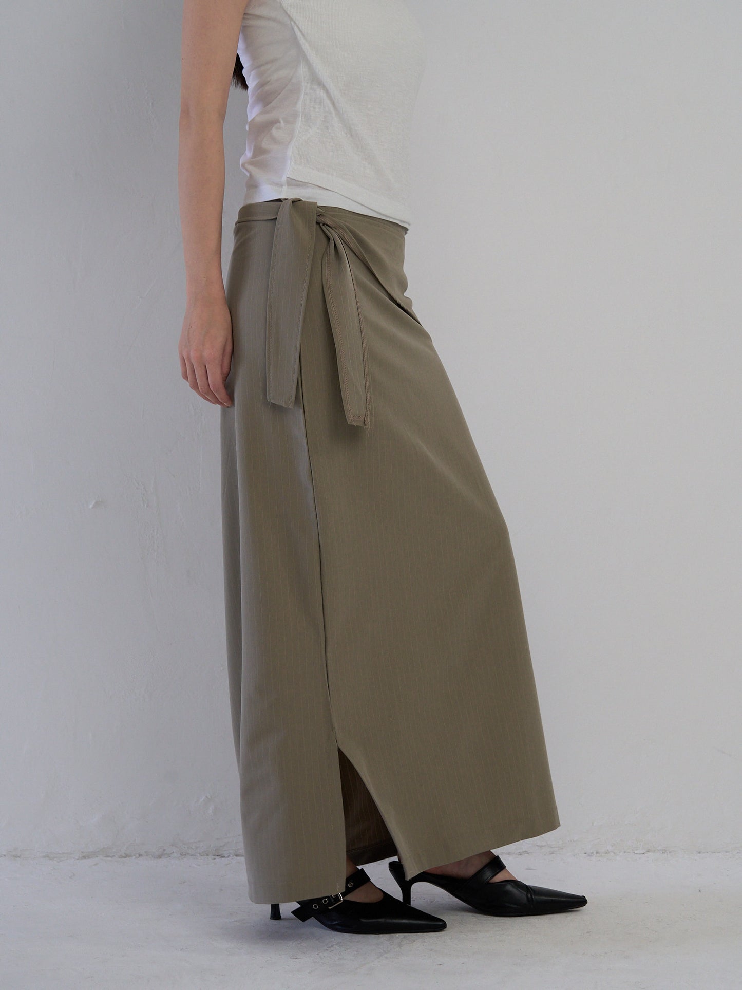 drape wrap skirt