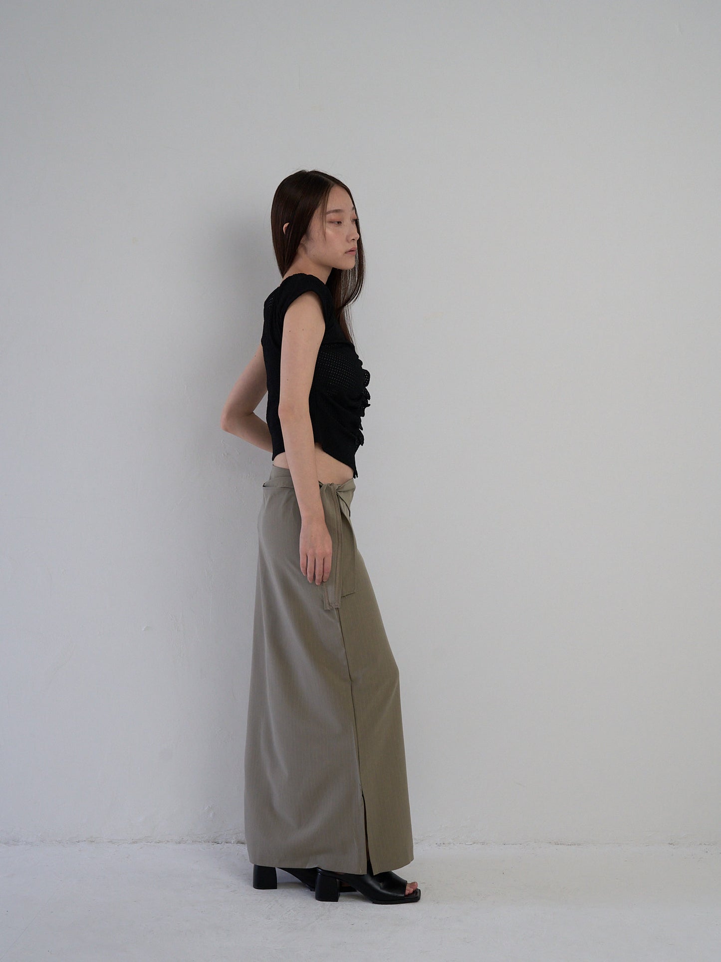 drape wrap skirt