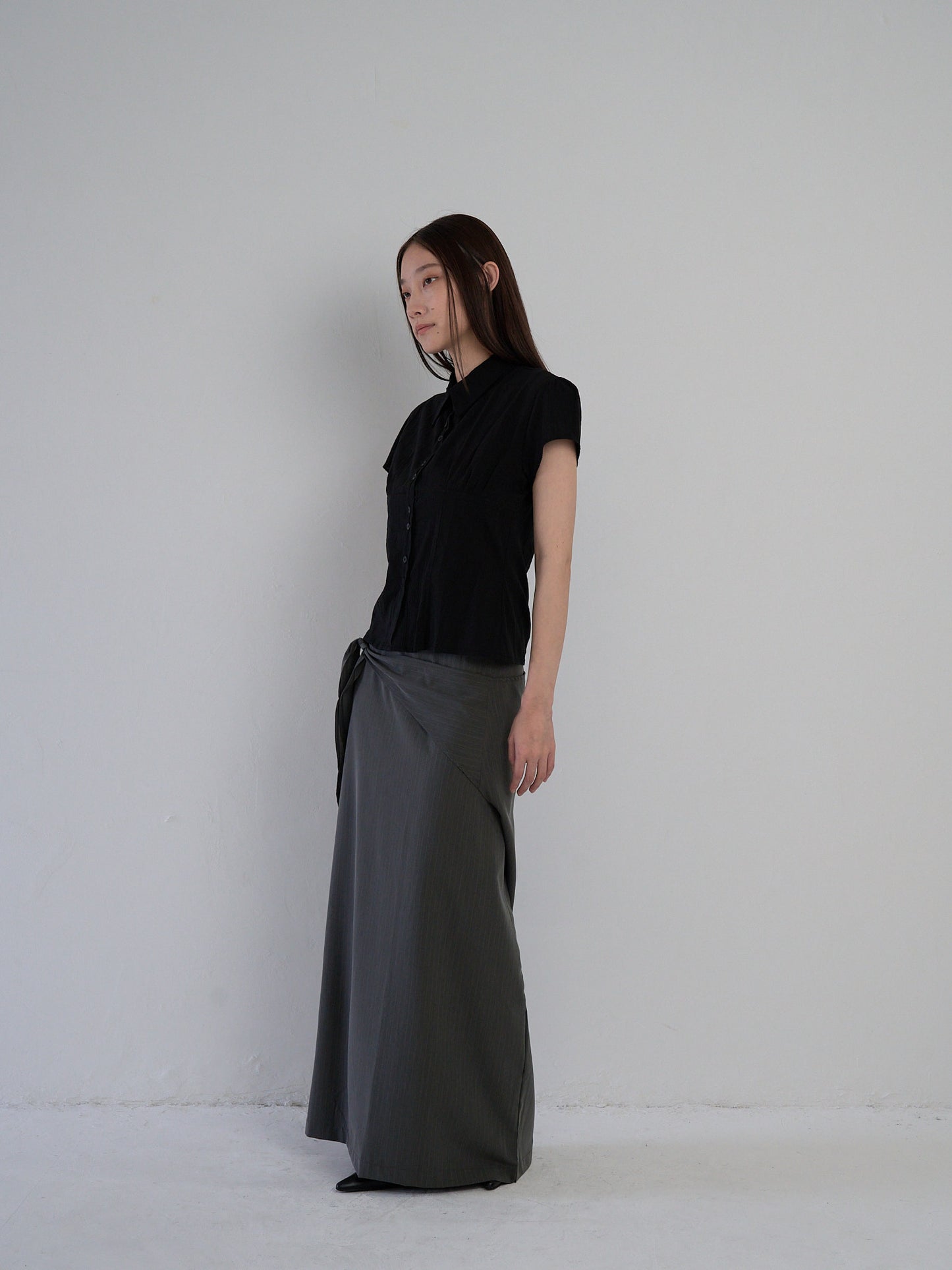 drape wrap skirt