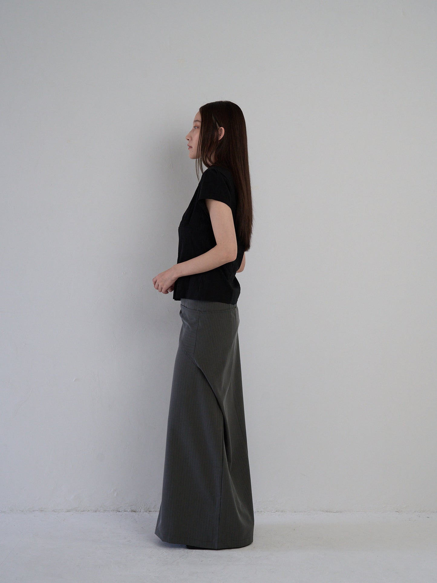 drape wrap skirt