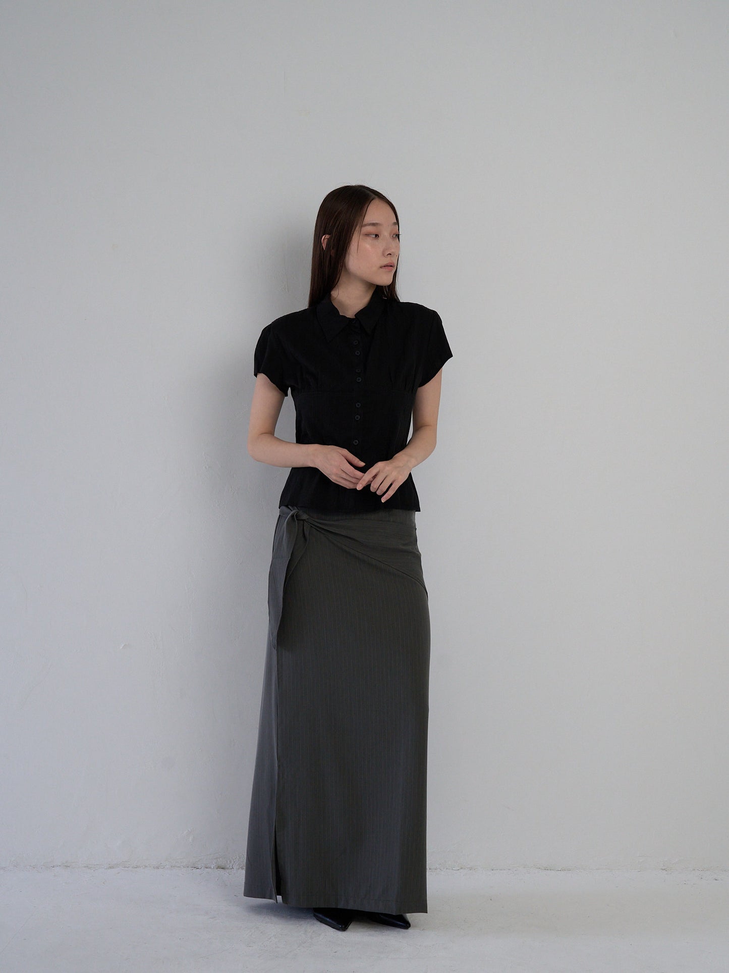 drape wrap skirt