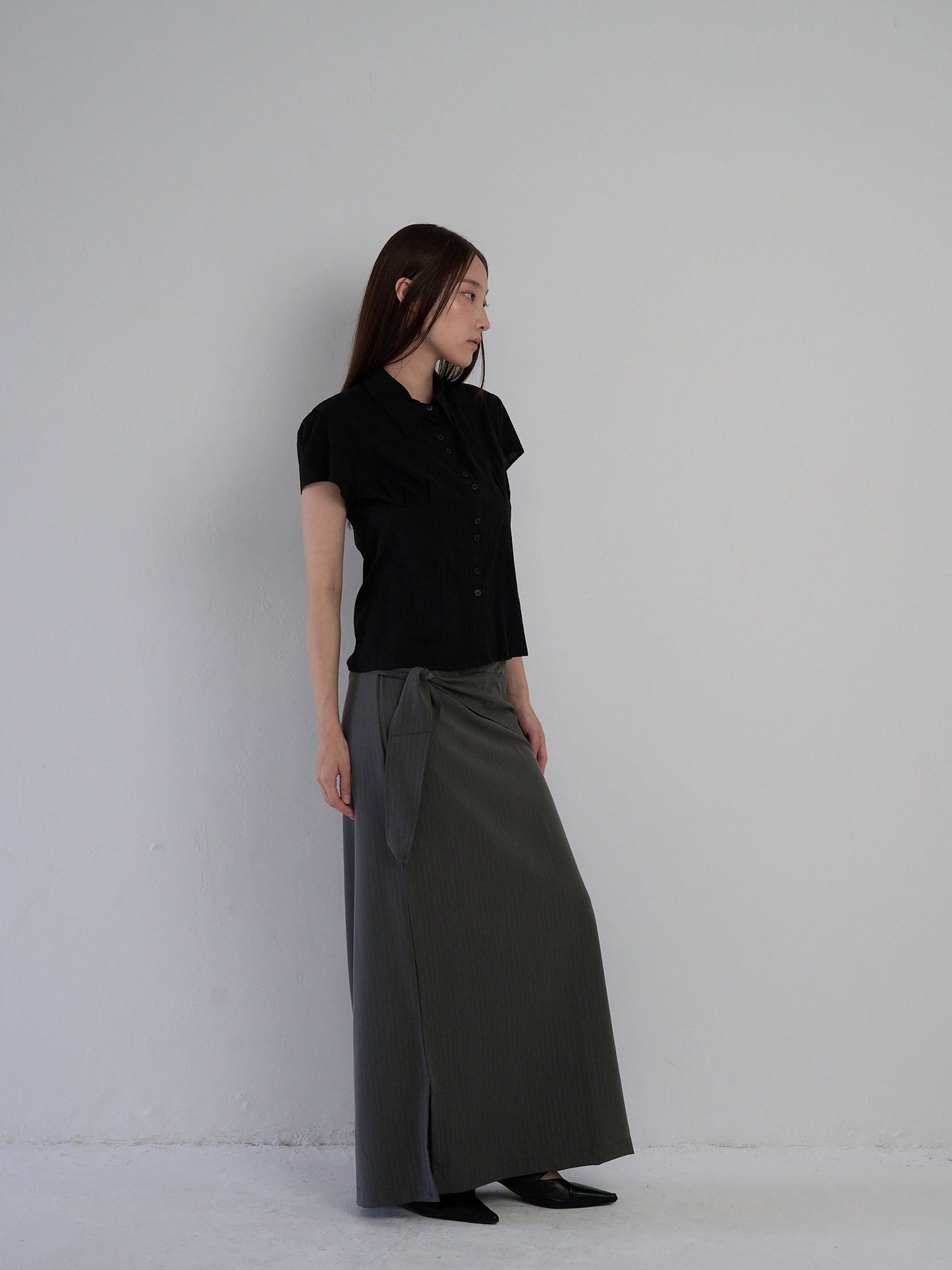 drape wrap skirt