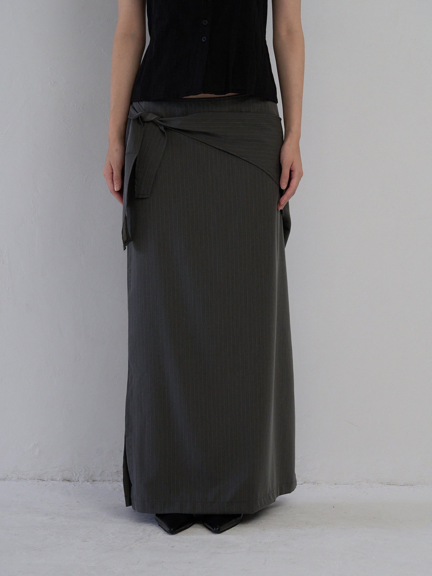 drape wrap skirt