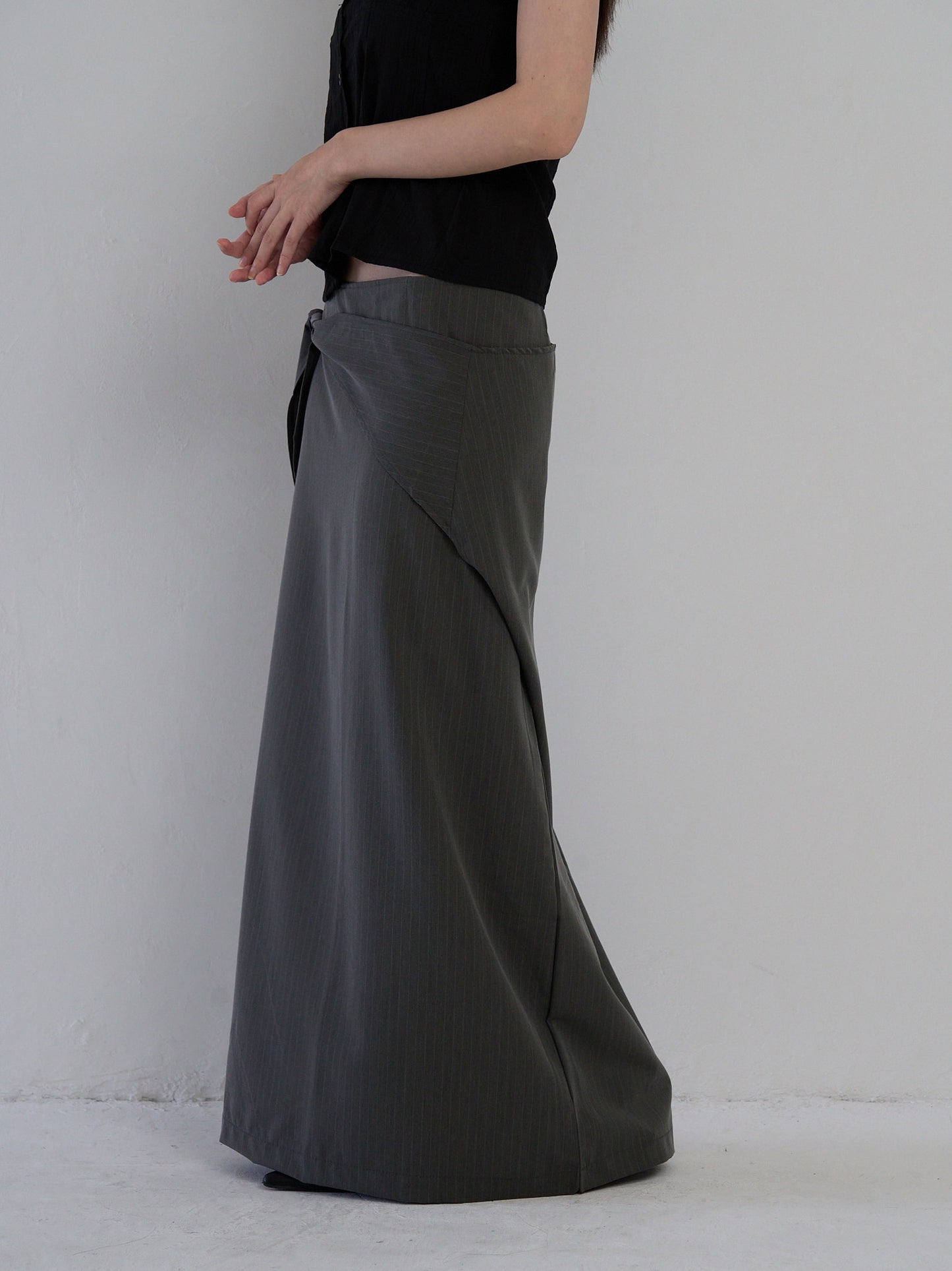 drape wrap skirt