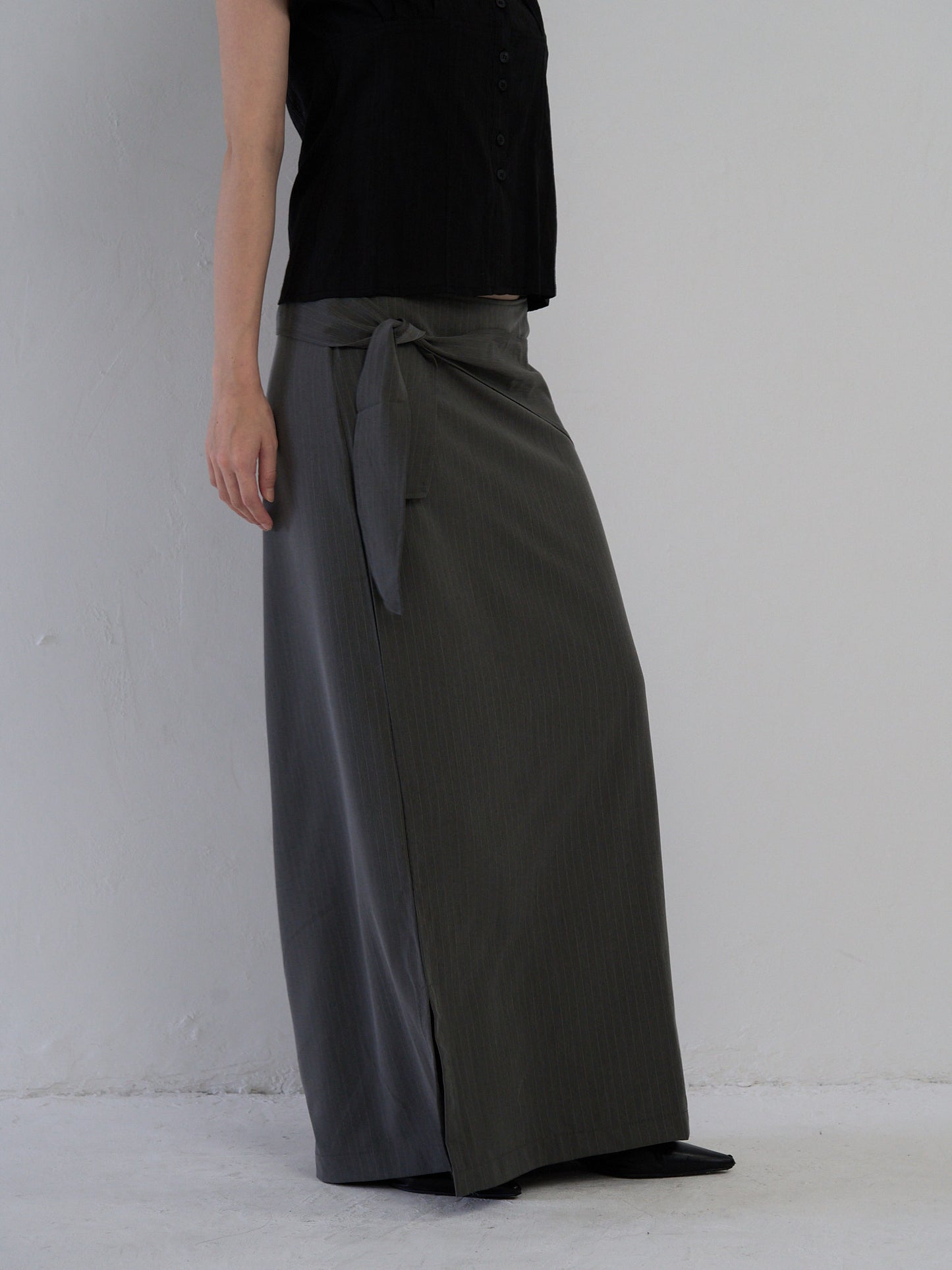 drape wrap skirt