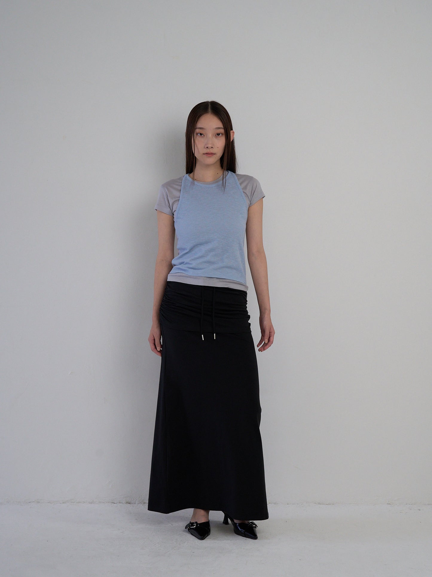 halter layered tops