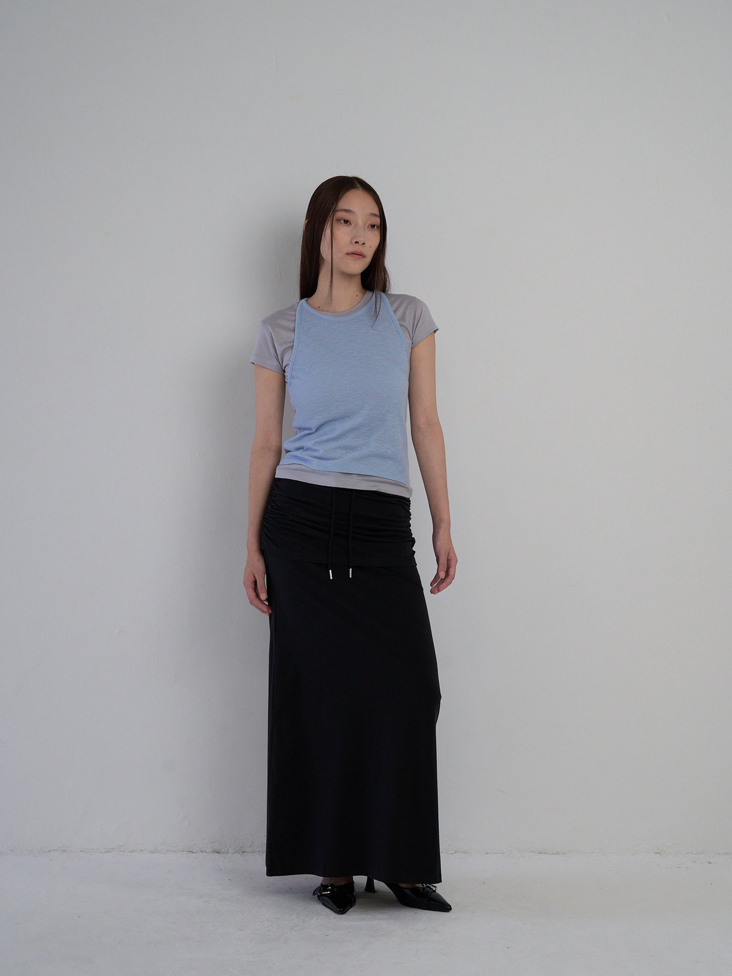 halter layered tops