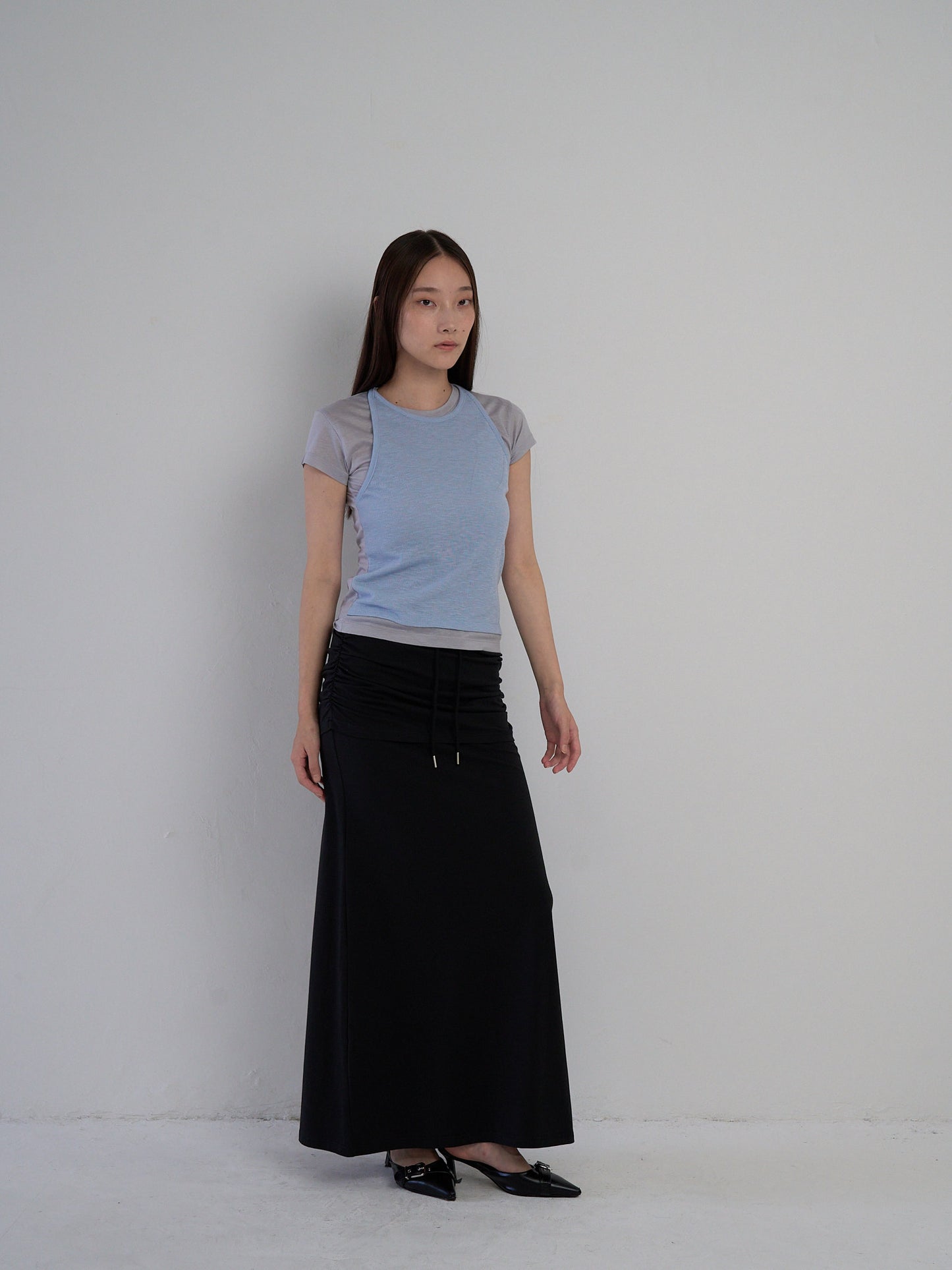 halter layered tops