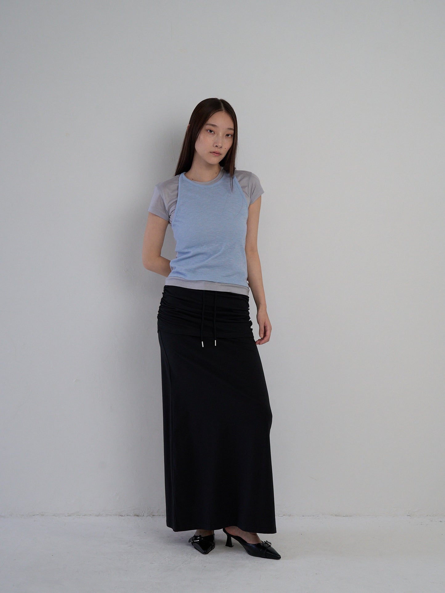 halter layered tops