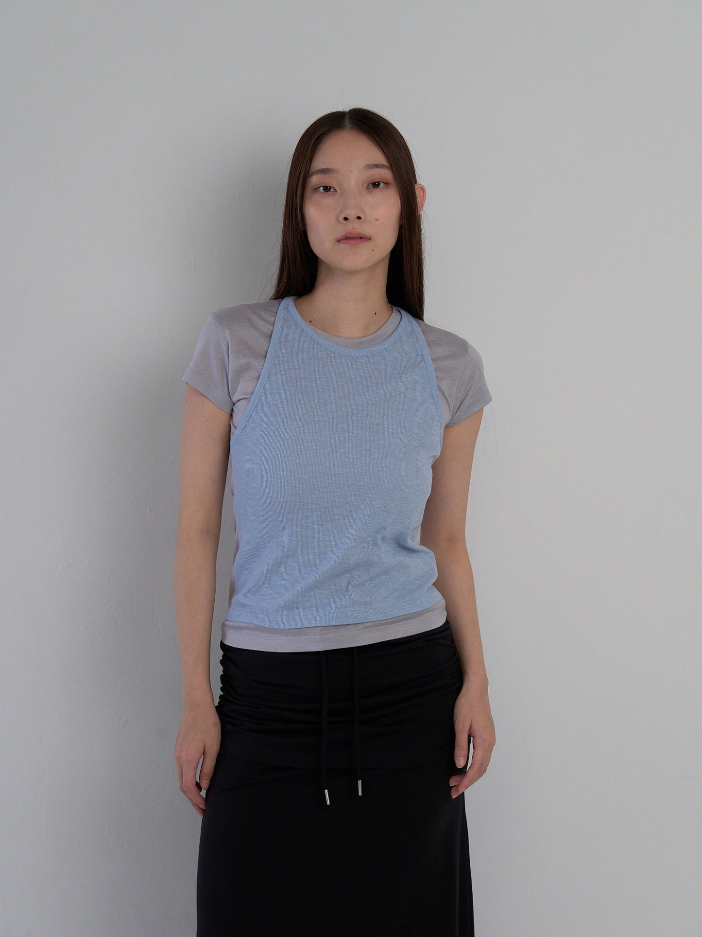 halter layered tops