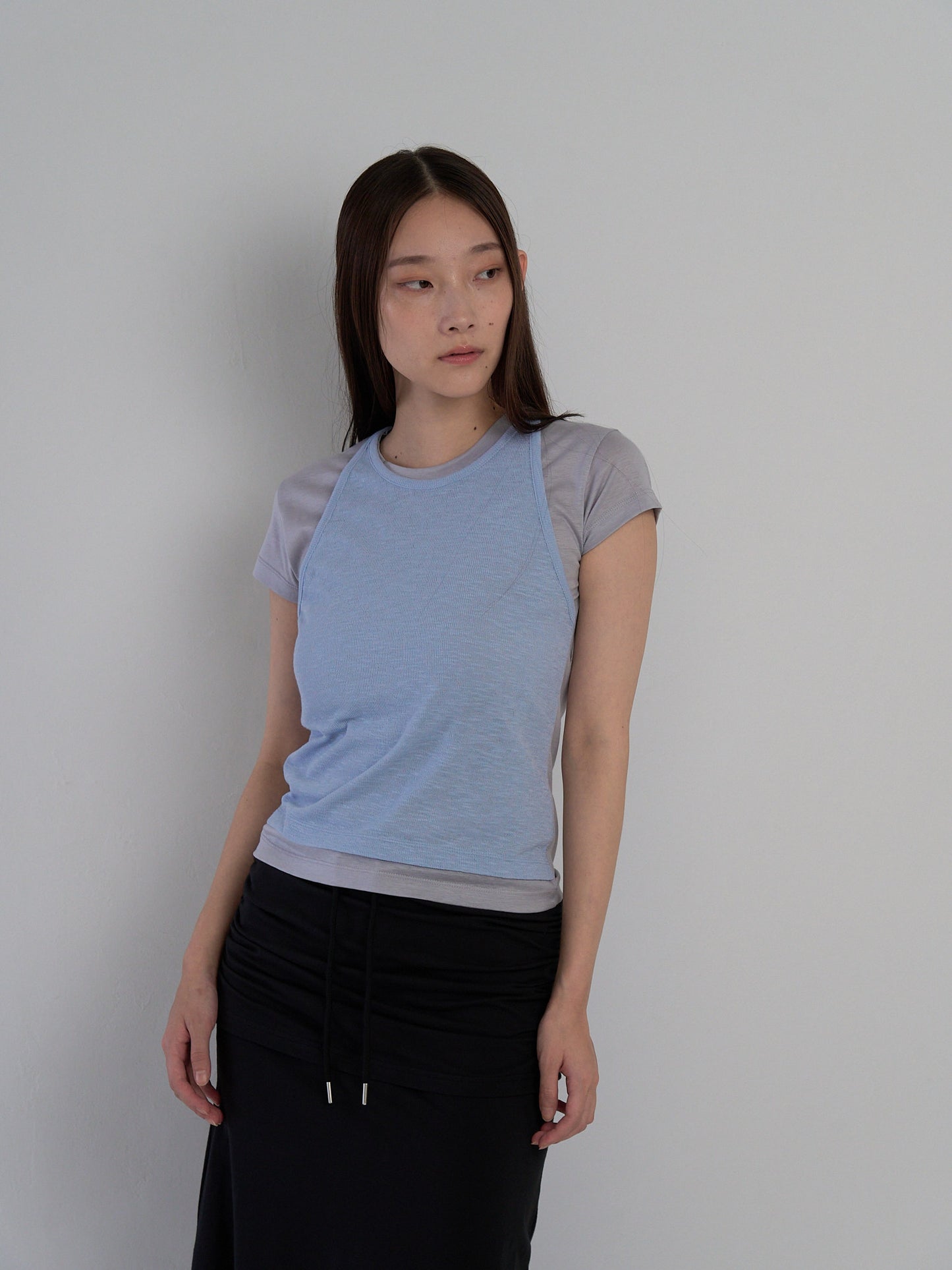 halter layered tops