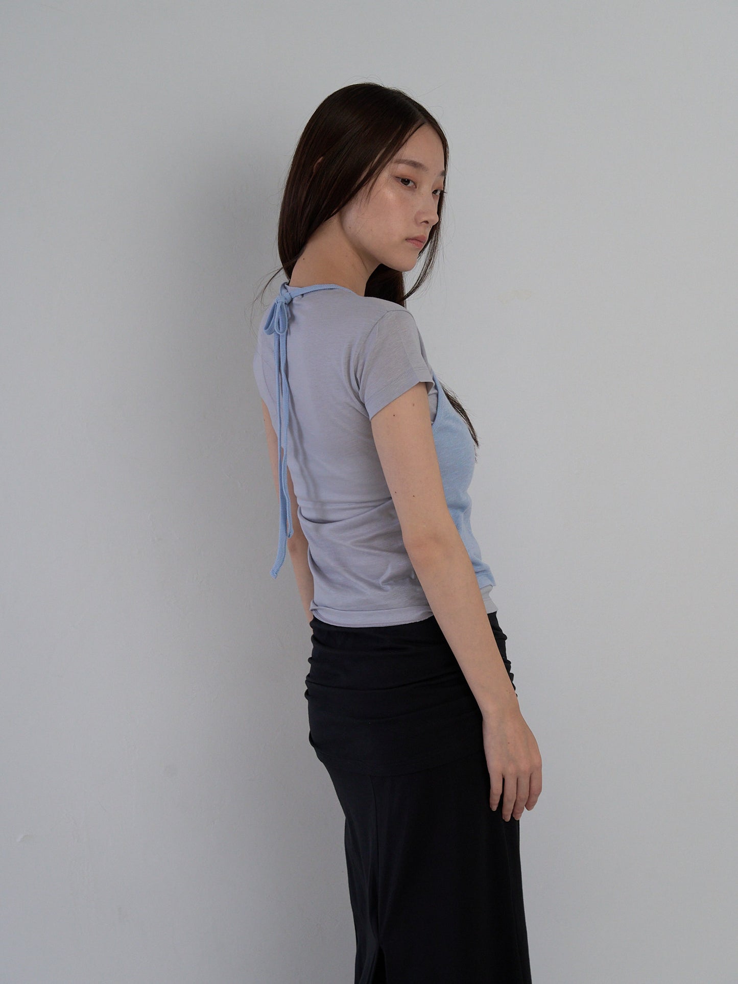 halter layered tops