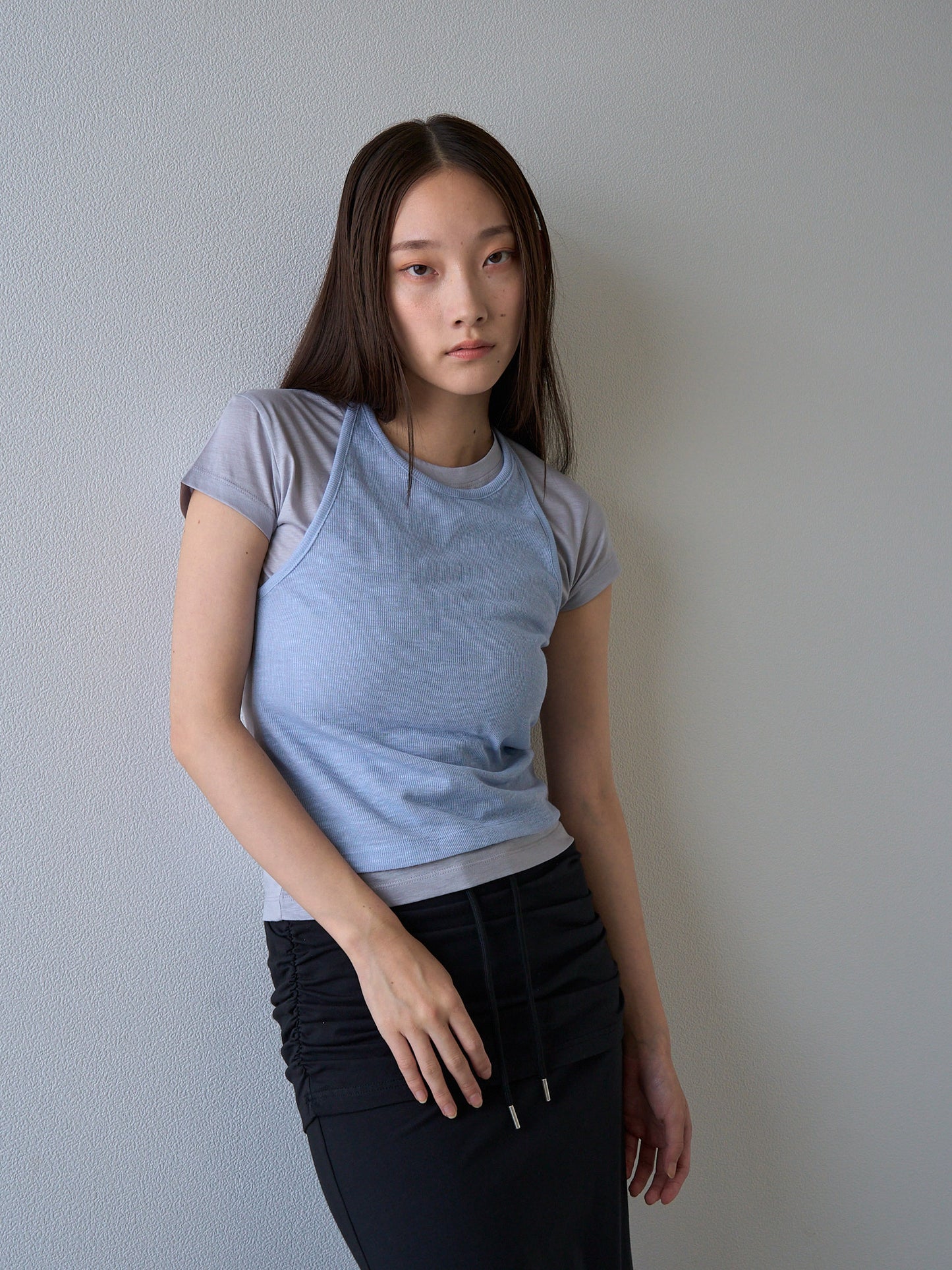 halter layered tops