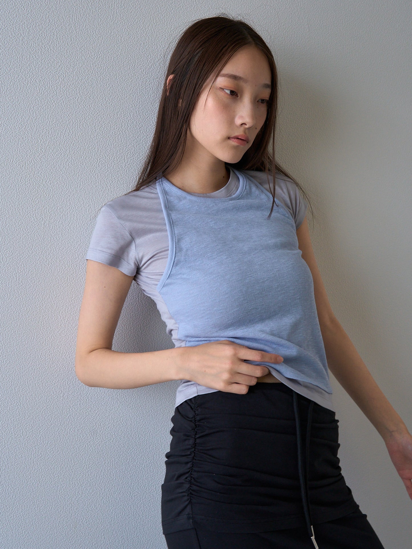 halter layered tops