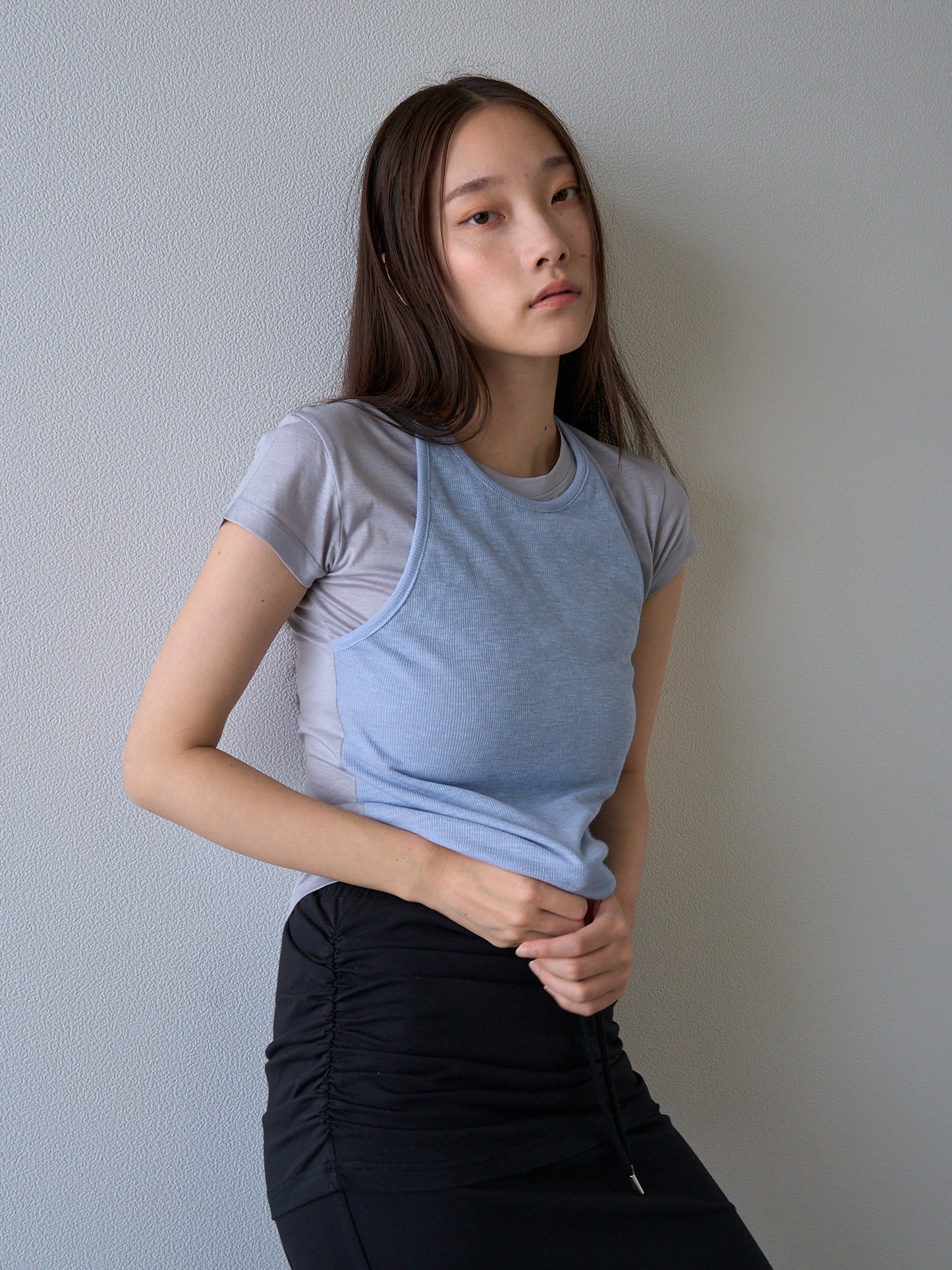 halter layered tops