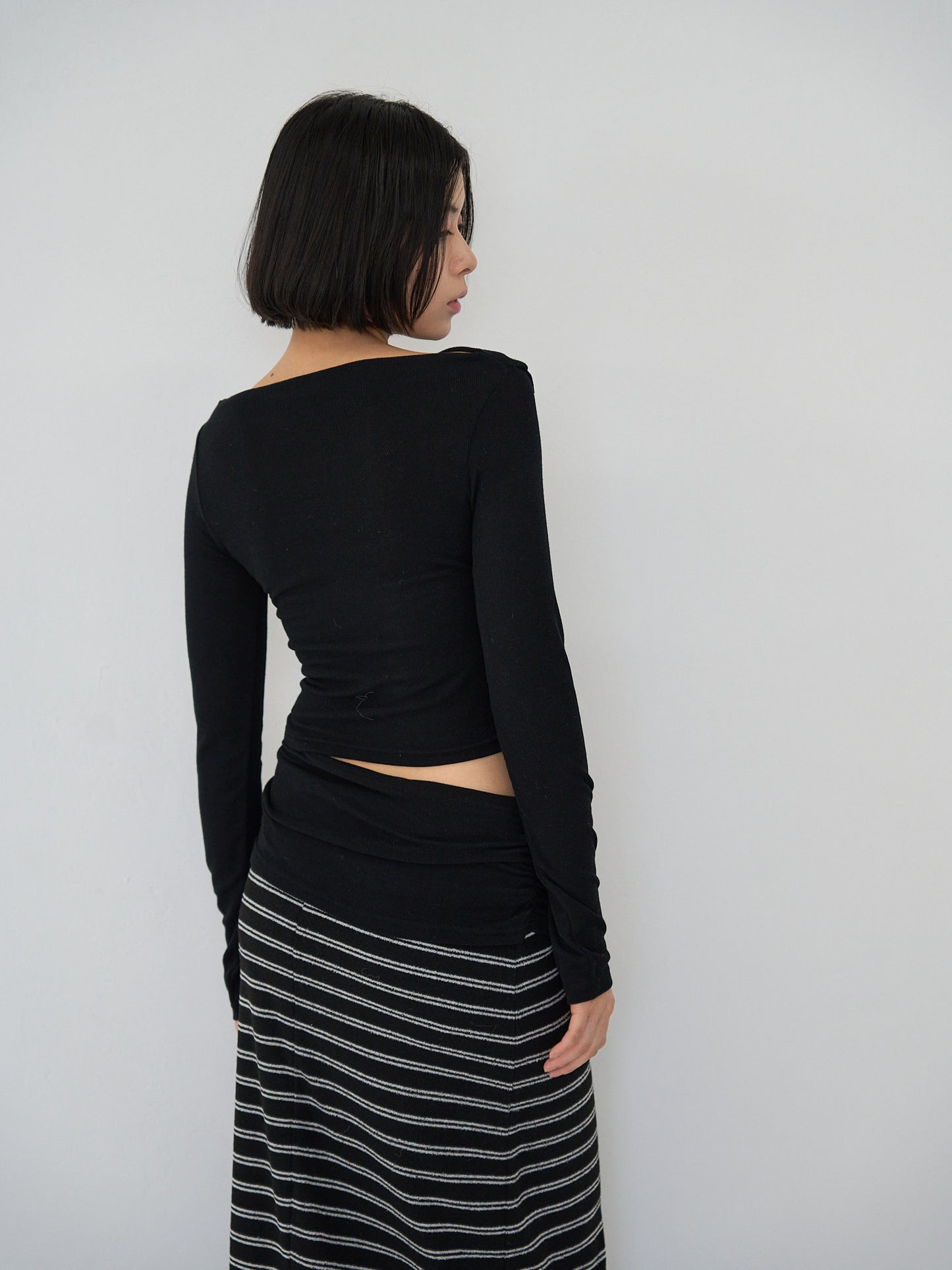 drape cut out top