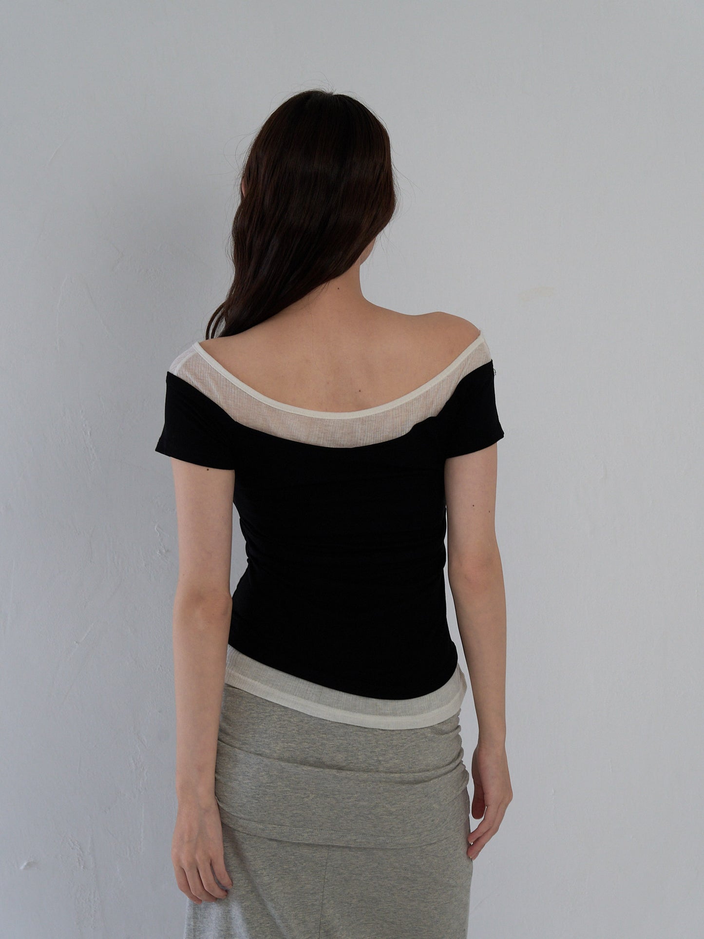two tone layered T