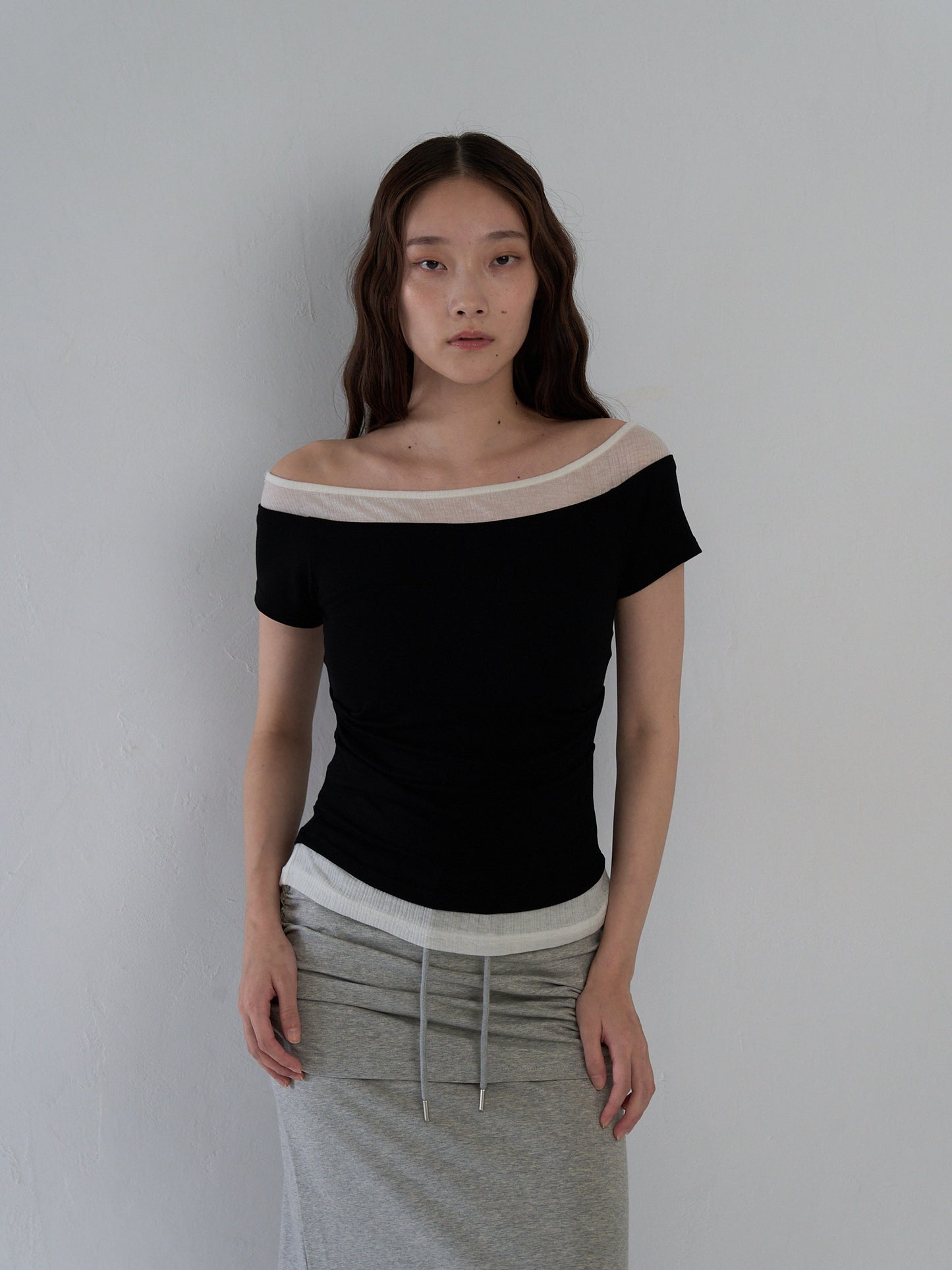 two tone layered T