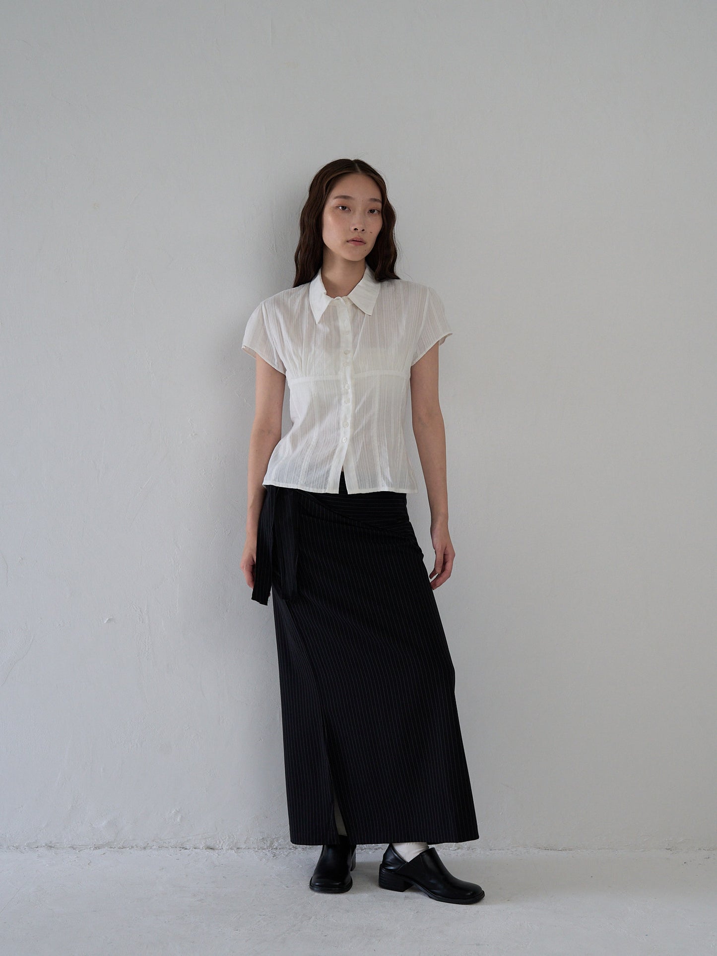 drape wrap skirt