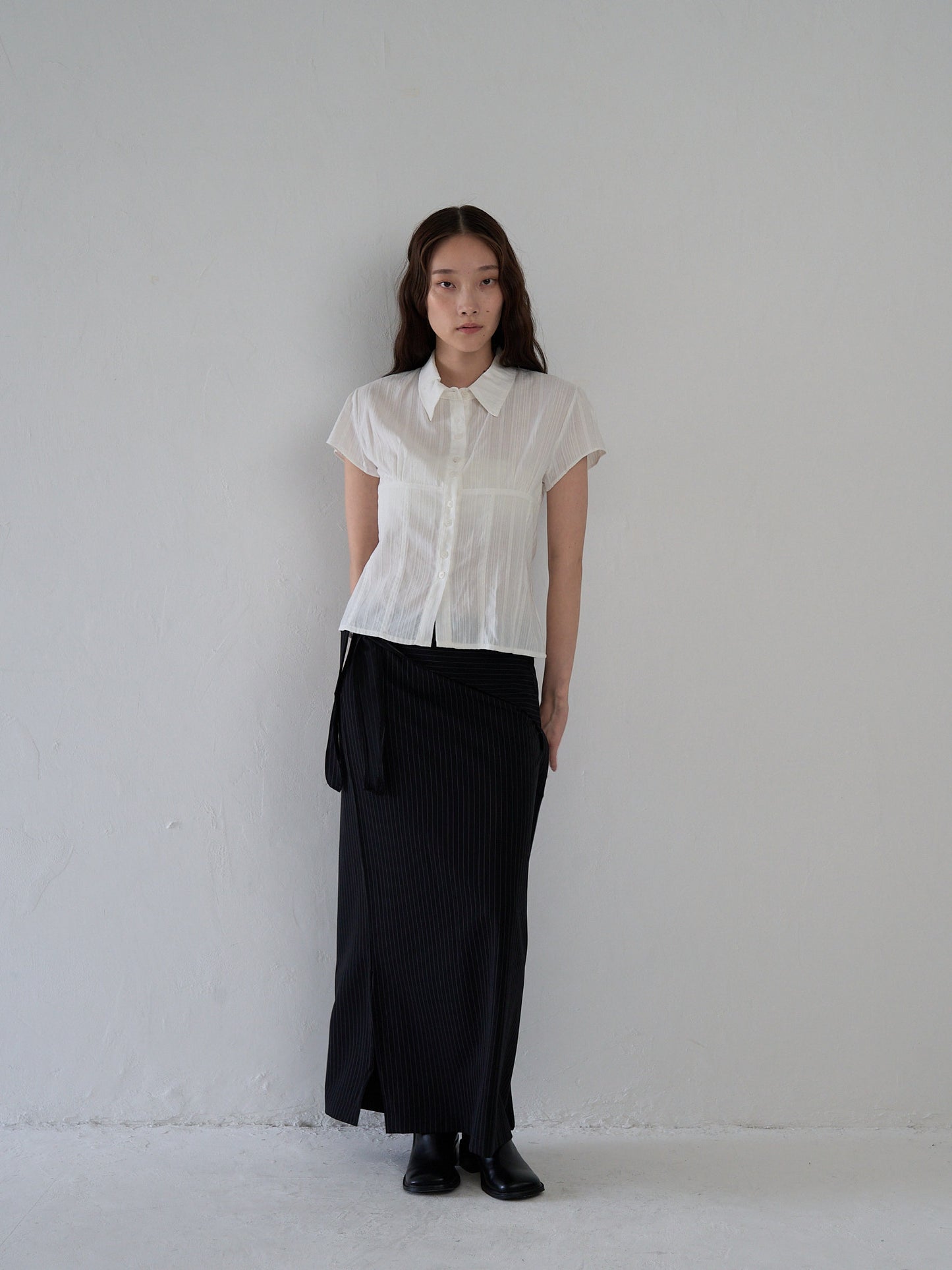 drape wrap skirt