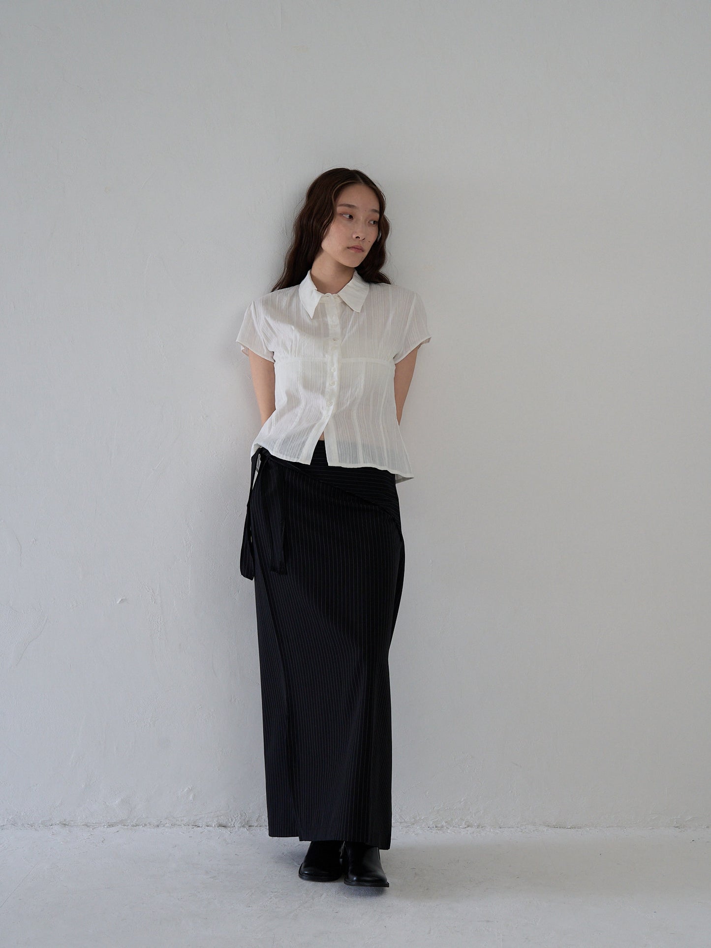 drape wrap skirt