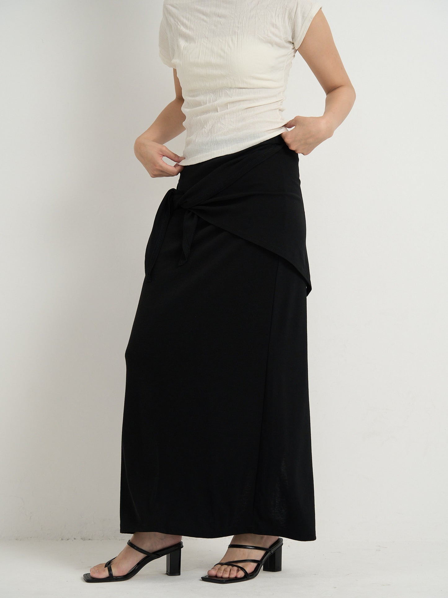 2way wrap maxi skirt