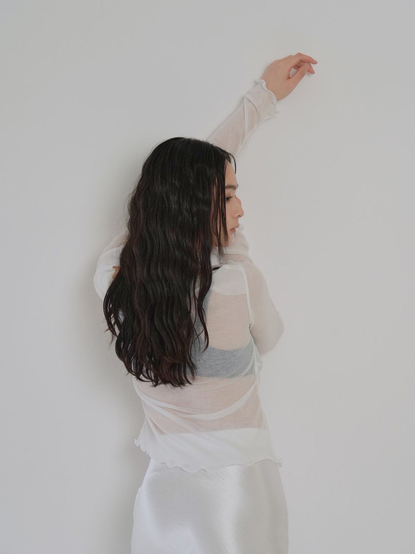 drape sheer tops