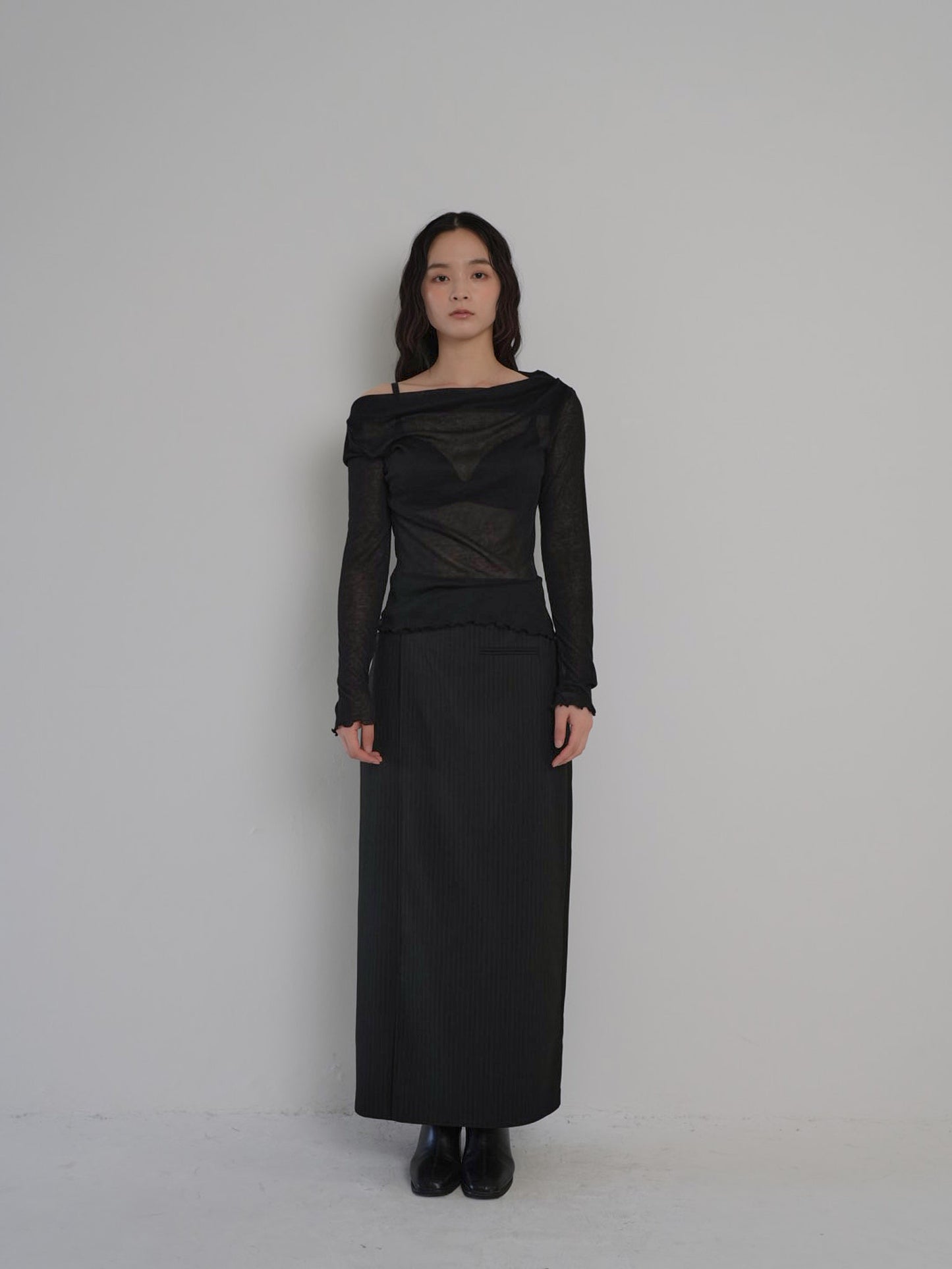 drape sheer tops